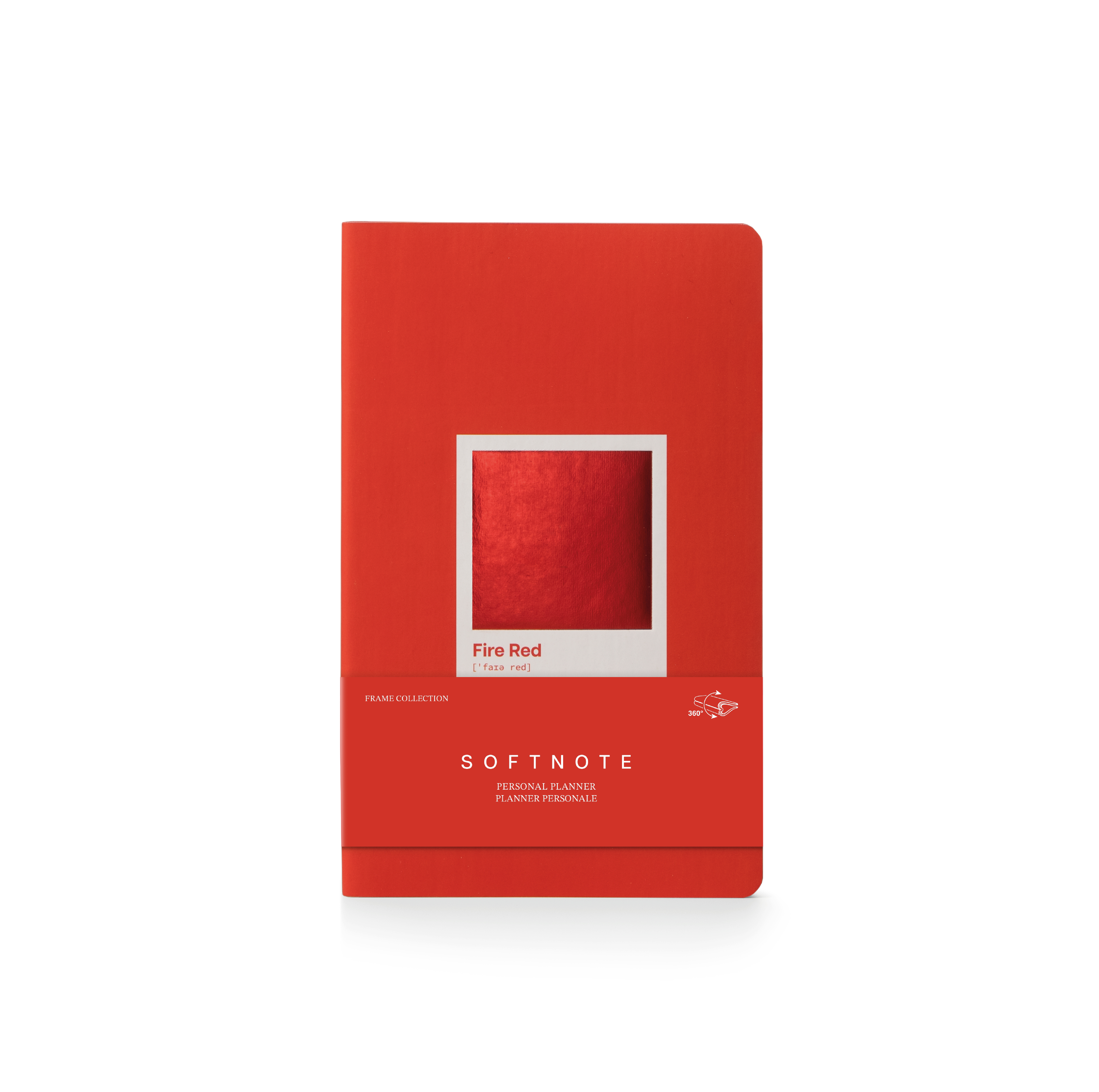 Personal Notes Softnote 13x21 Frame Collection - Fire Red
