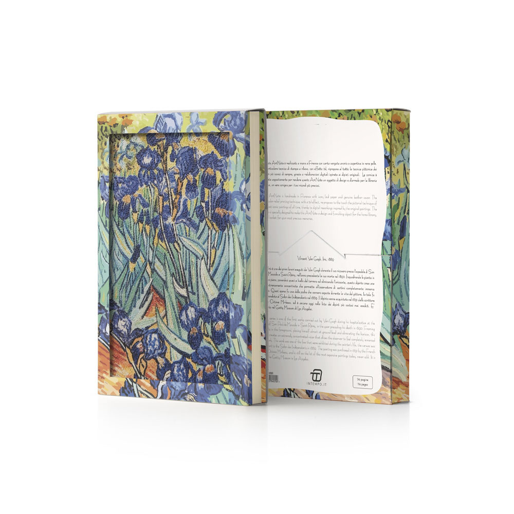 Diario Art Notes 15x21 in Pelle Stampata a Rilievo con Scatola Gift
