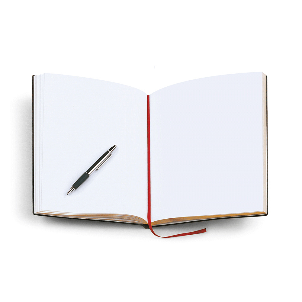Libro Eventi A4 in Pelle di Vitello Pieno Fiore