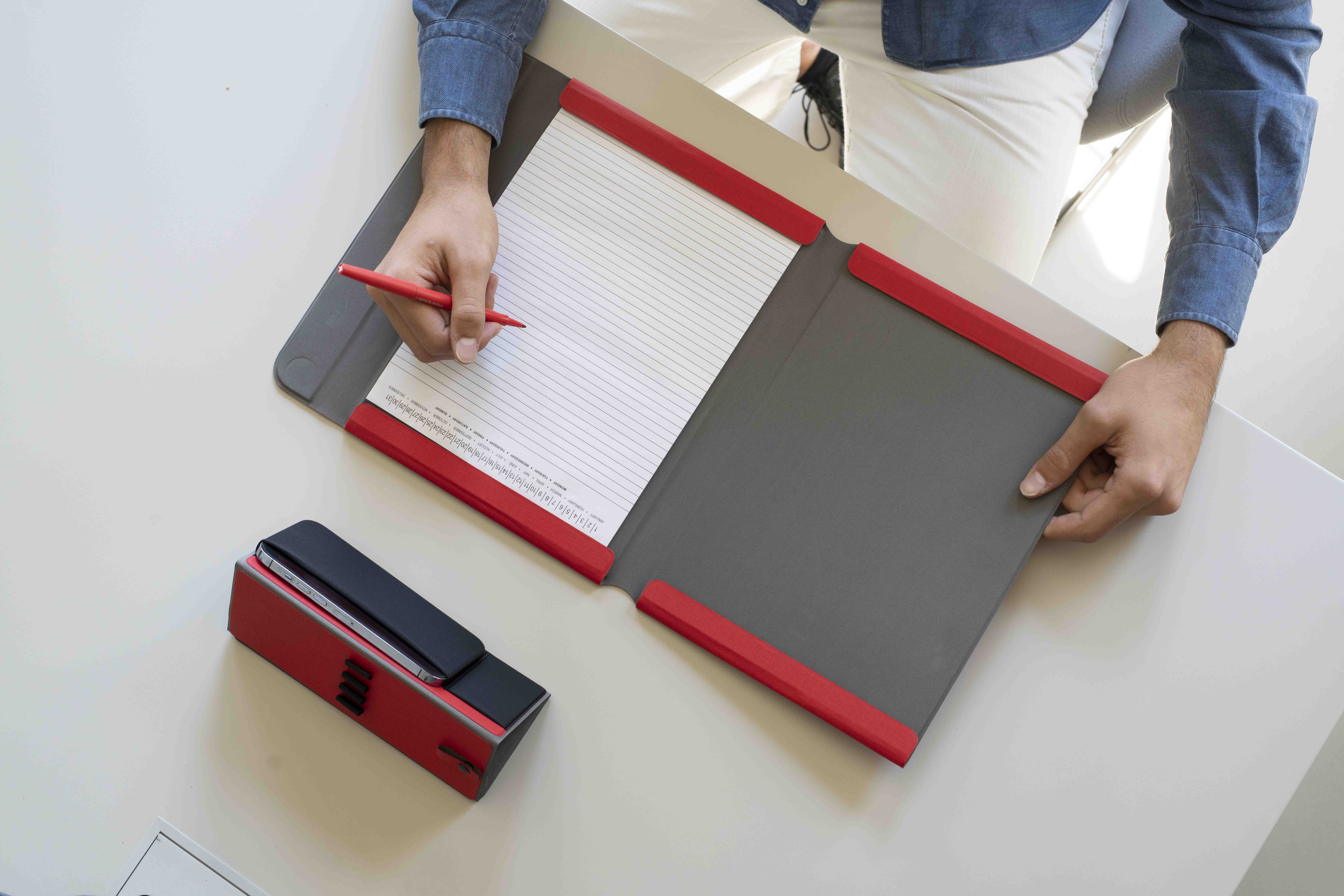 Portablocco Attrezzato Meet con Alette Magnetiche e Tab Removibili
