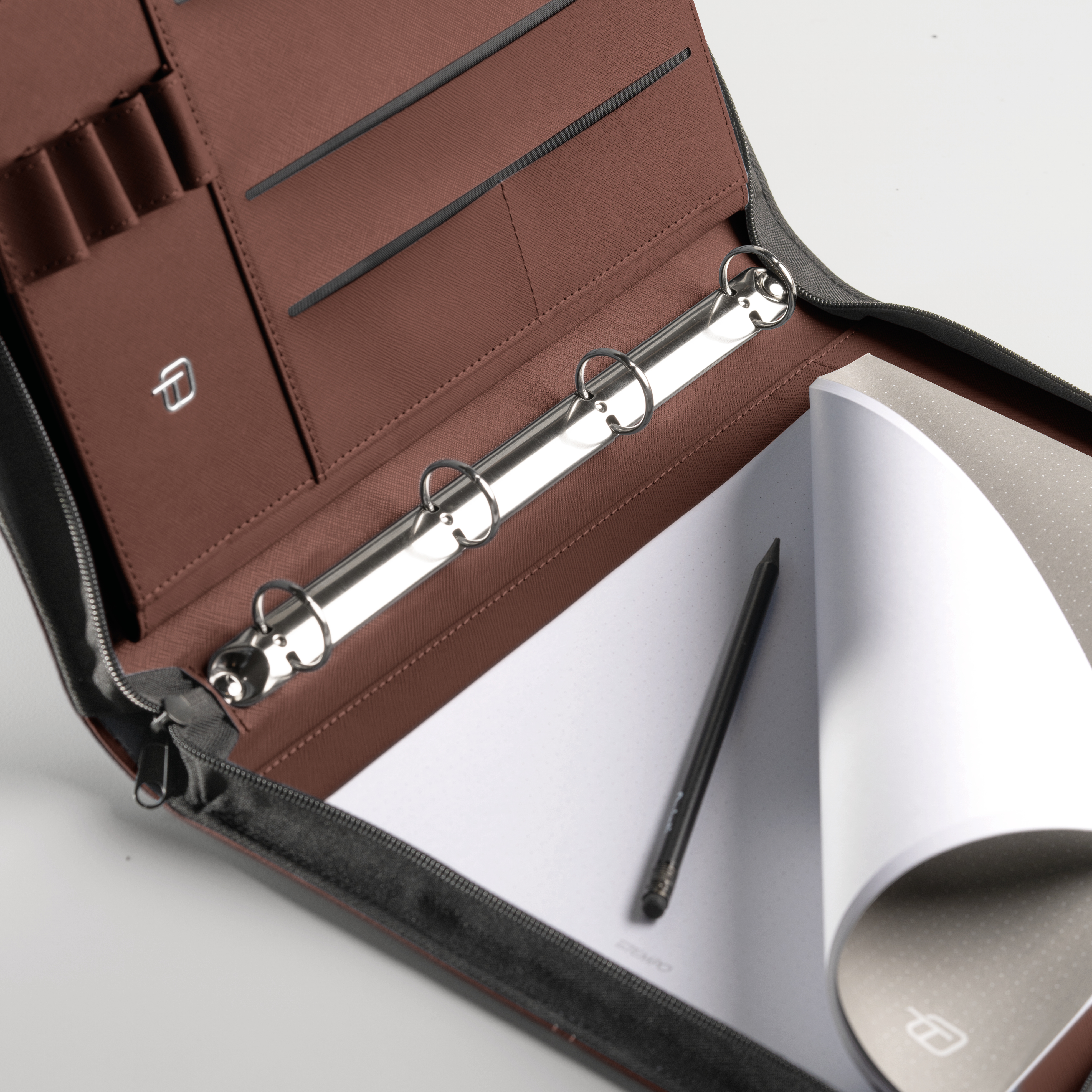Portablocco con Anelli e Maniglia New Classic