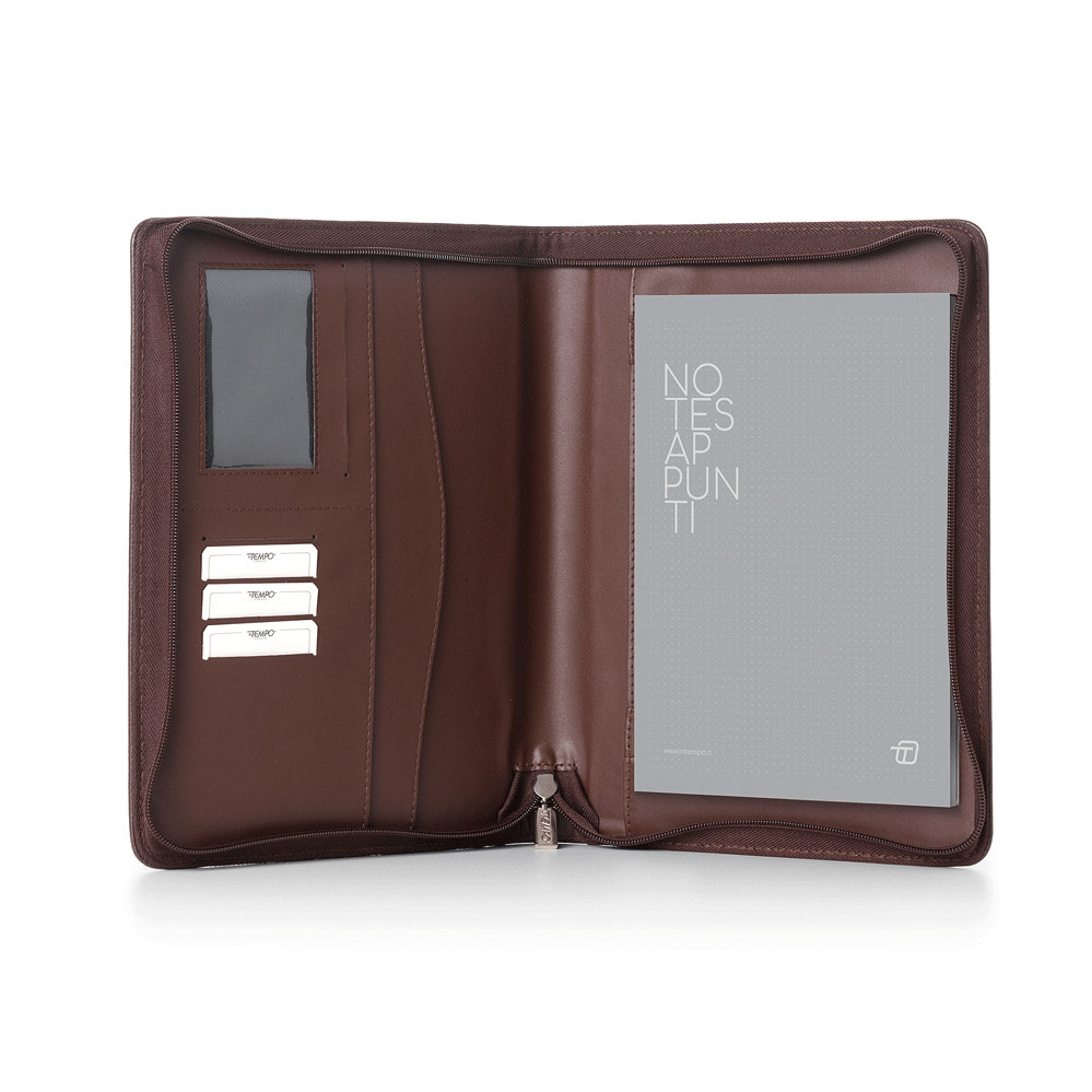 Portablocco A5 con Zip Office