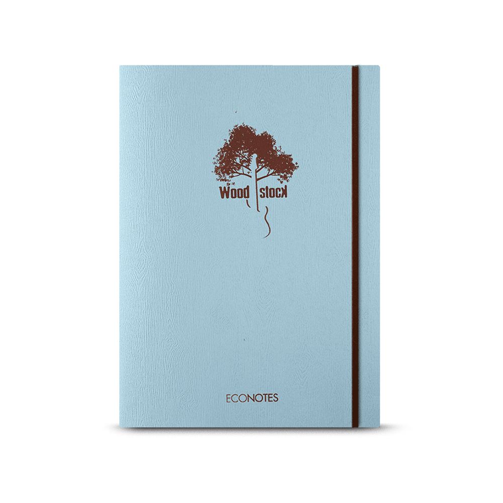 QUADERNO A6 SPIRALATO ALETTE ED ELASTICO WOODSTOCK - COL. 23-25-26-31