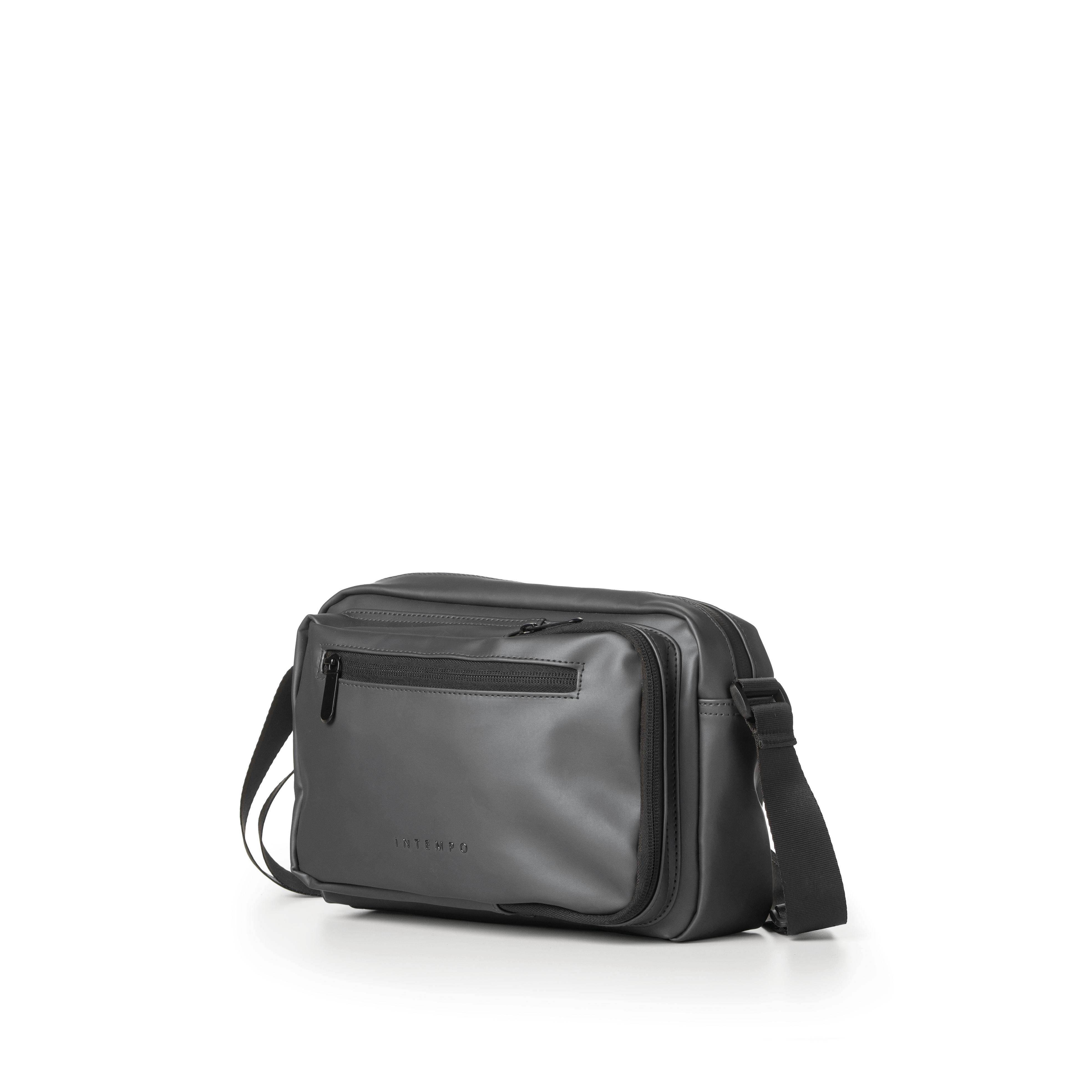 Tracolla City Bag Drop Titanium in Gomma Antipioggia