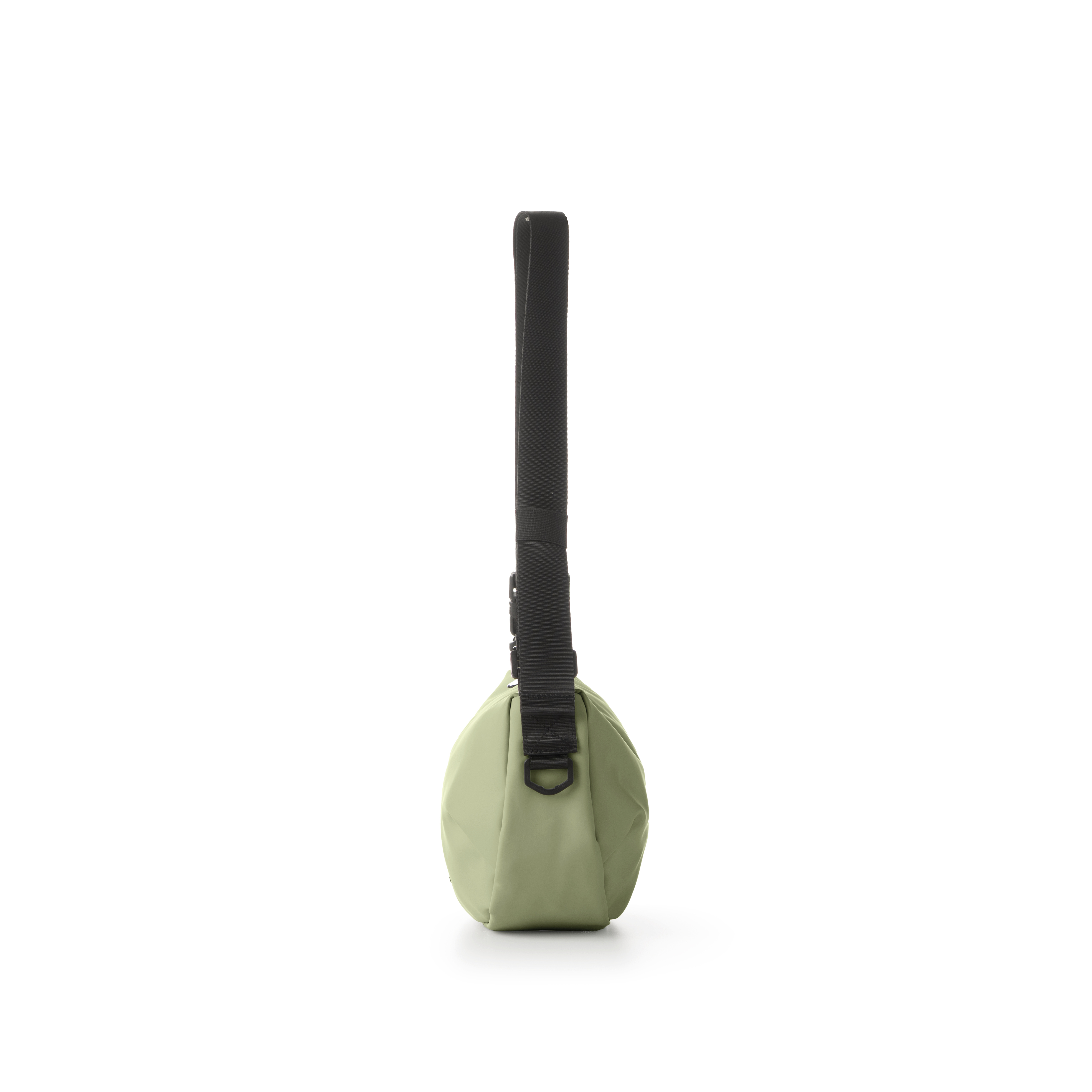 Borsa Crossbody dropout in Gomma Antipioggia - Verde Pistacchio