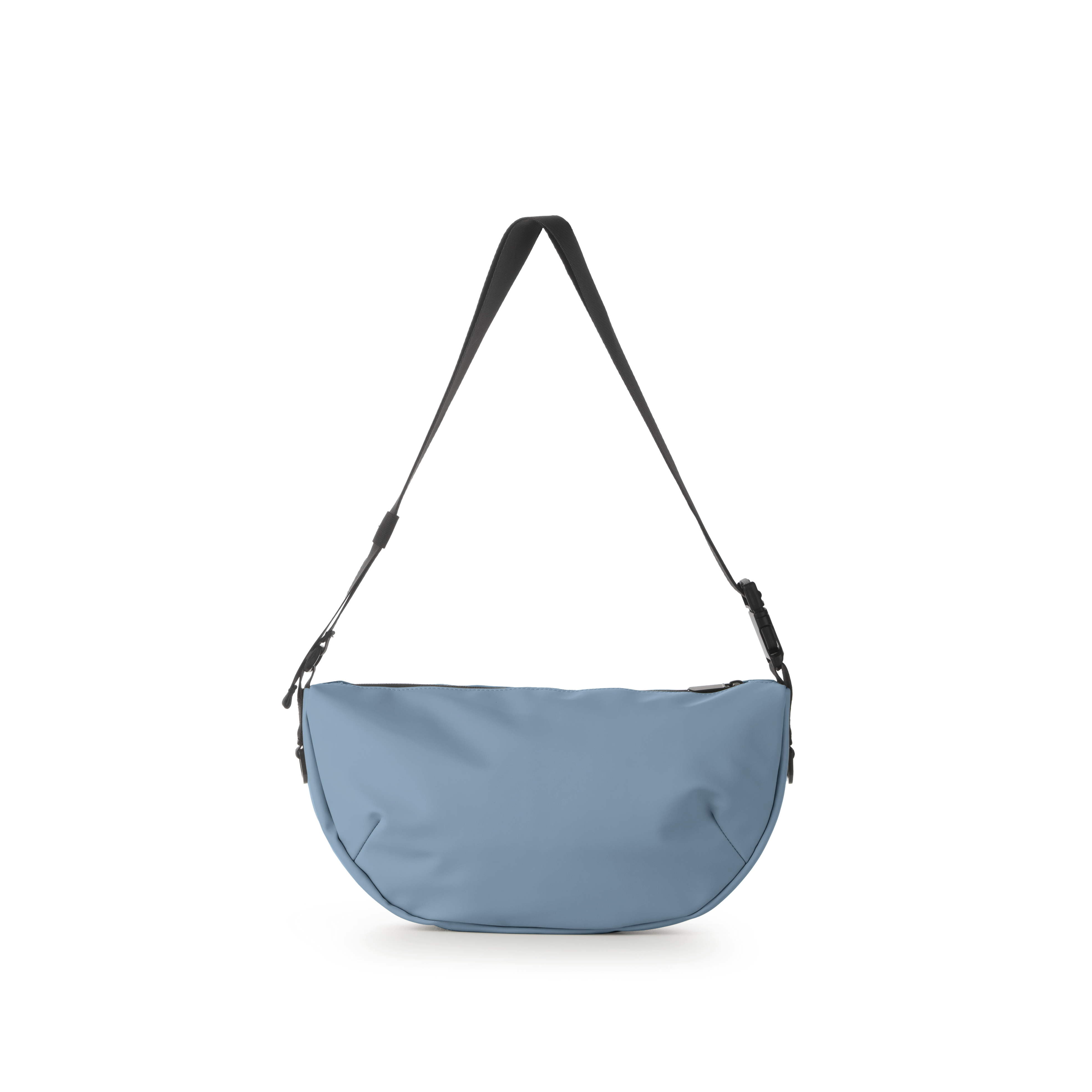 Borsa crossbody dropout in Gomma Antipioggia - Azzurro