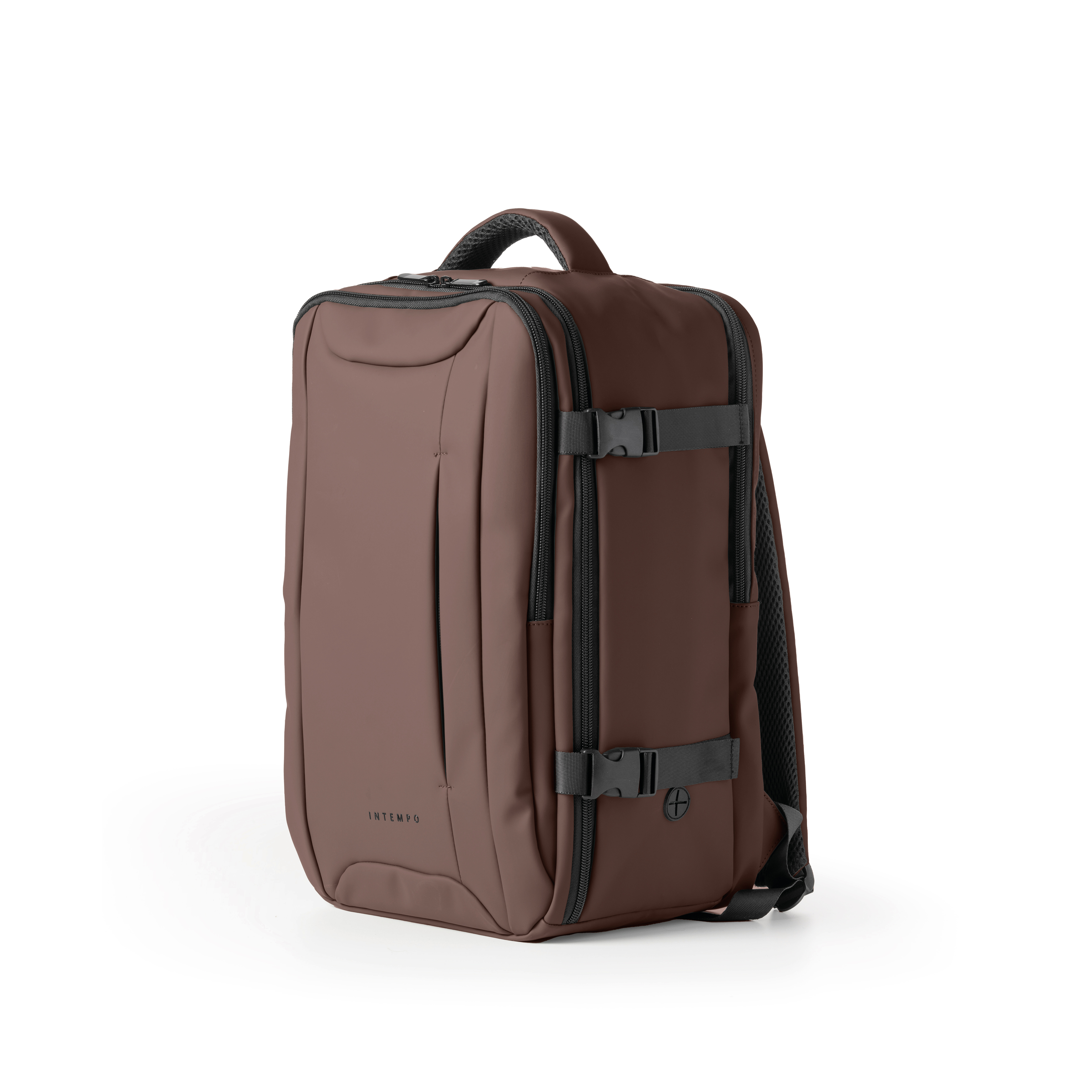 Zaino Cabin-Bag in Gomma Antipioggia - Marrone Cioccolato