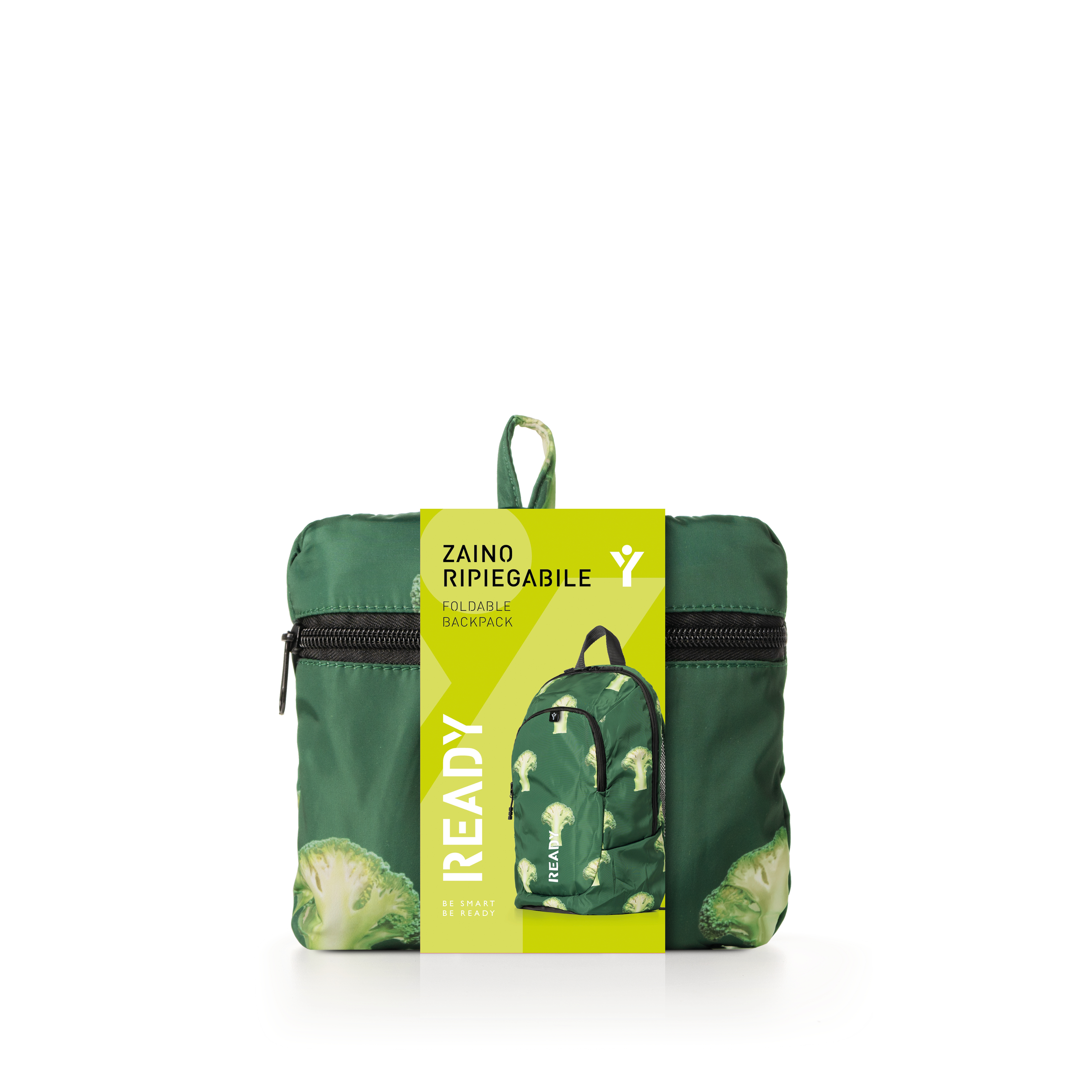 Zaino Ripiegabile Ultraleggero Ready Fruggy - Broccolo
