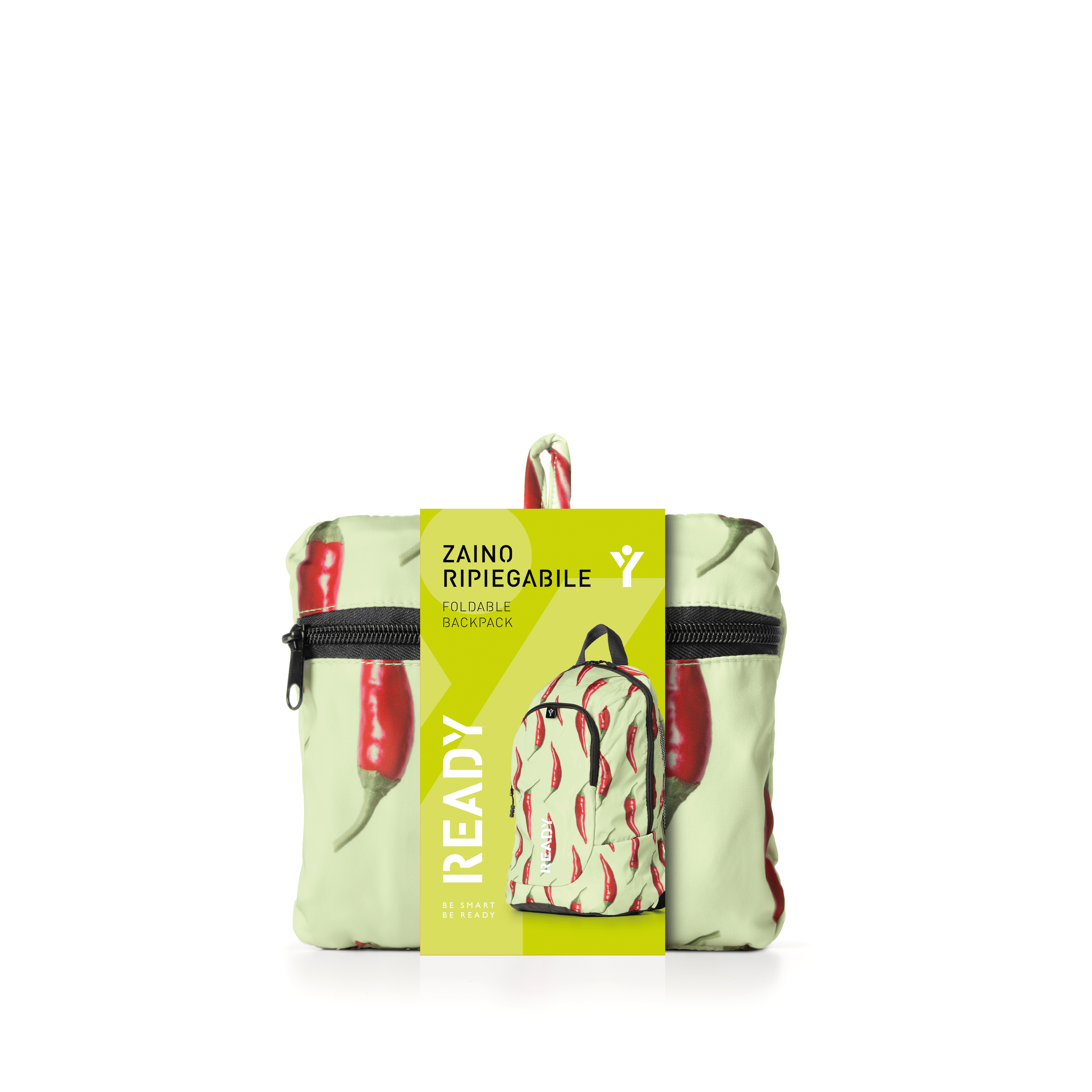 Zaino Ripiegabile Ultraleggero Ready Fruggy - Peperoncino