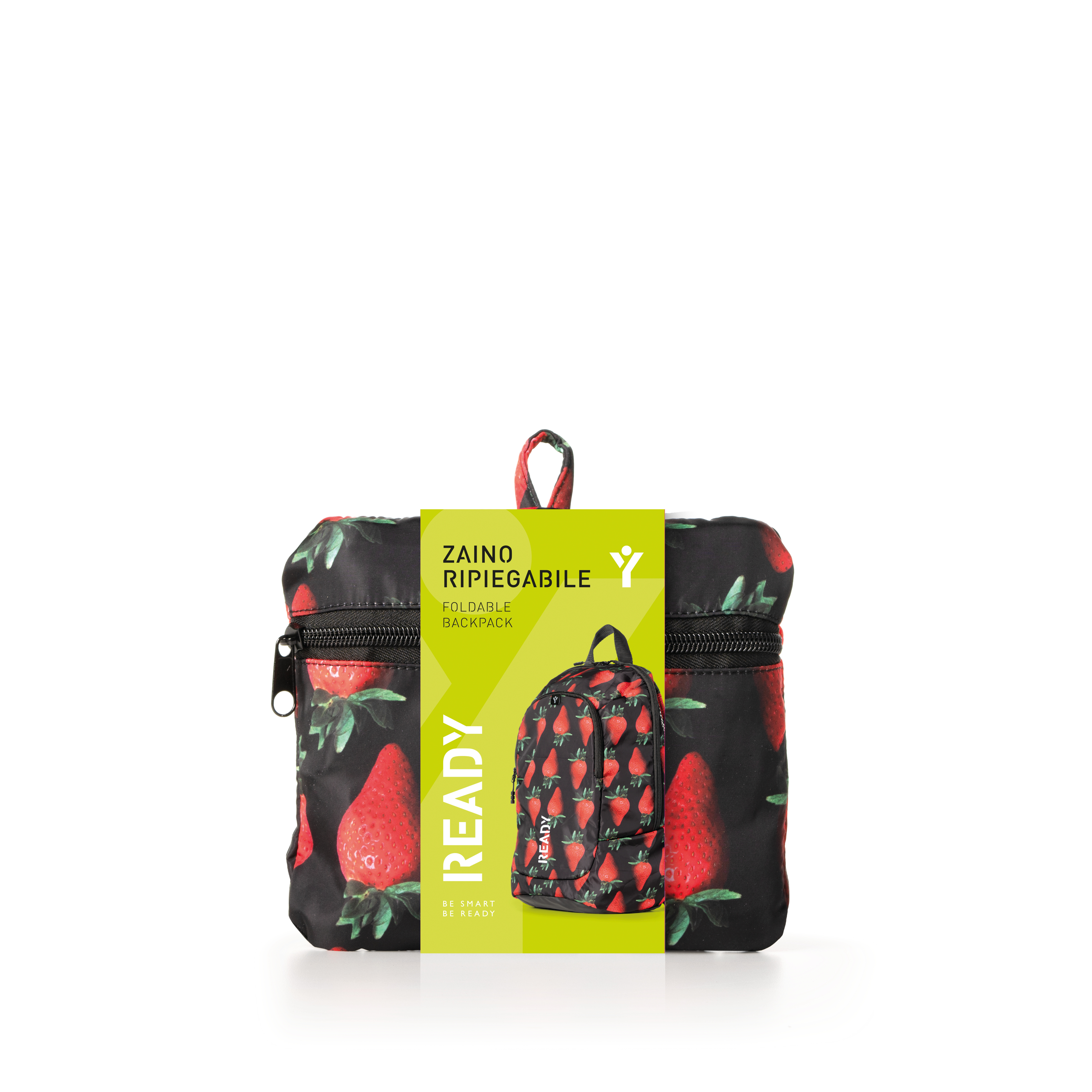 Zaino Ripiegabile Ultraleggero Ready Fruggy - Fragola