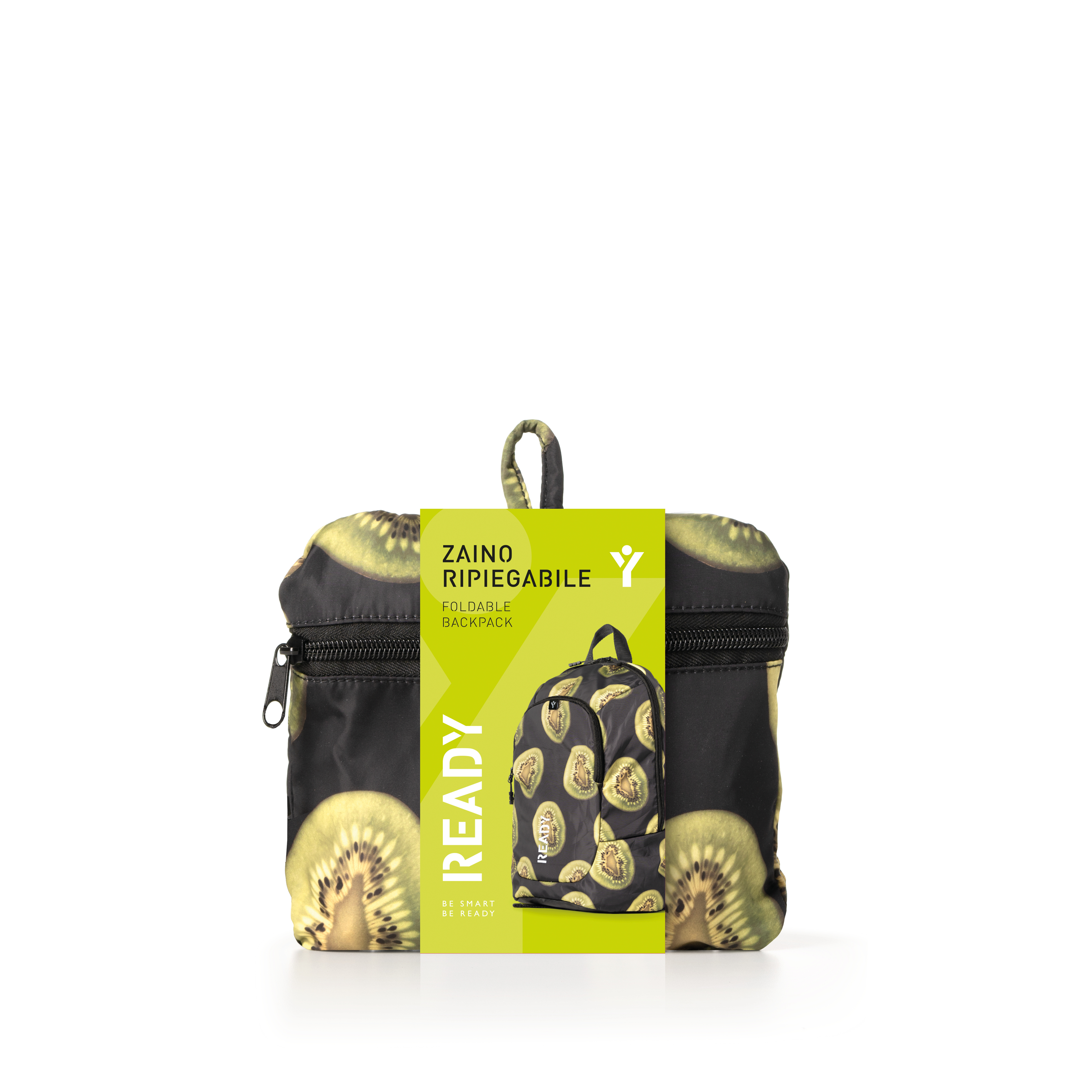 Zaino Ripiegabile Ultraleggero Ready Fruggy - Kiwi