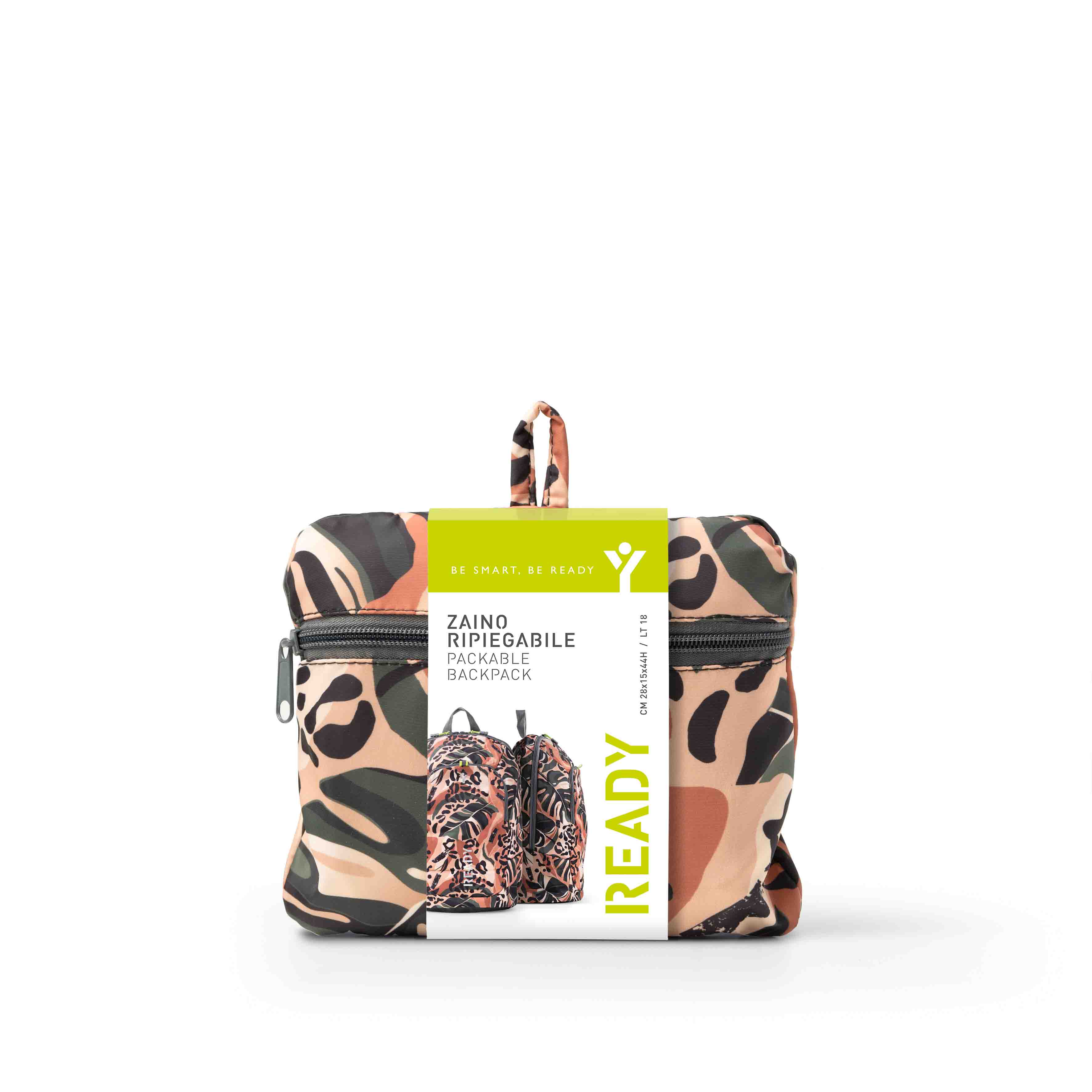 Zaino Daypack Ripiegabile Ready Pattern in Tela Superleggera