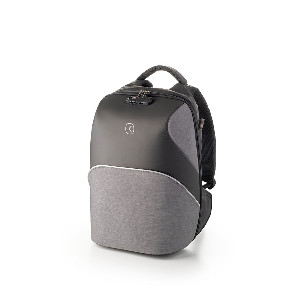 Zaino Tekniko Expand con Cavo Antifurto, Chiusura a Combinazione e Porta Usb
