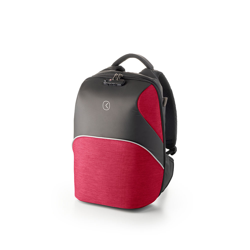 Zaino Tekniko Expand con Cavo Antifurto, Chiusura a Combinazione e Porta Usb