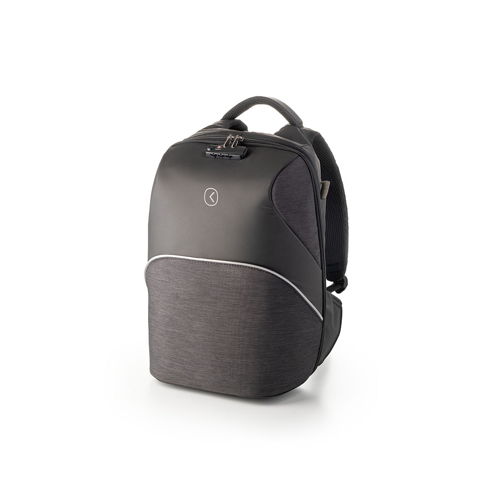 Zaino Tekniko Expand con Cavo Antifurto, Chiusura a Combinazione e Porta Usb