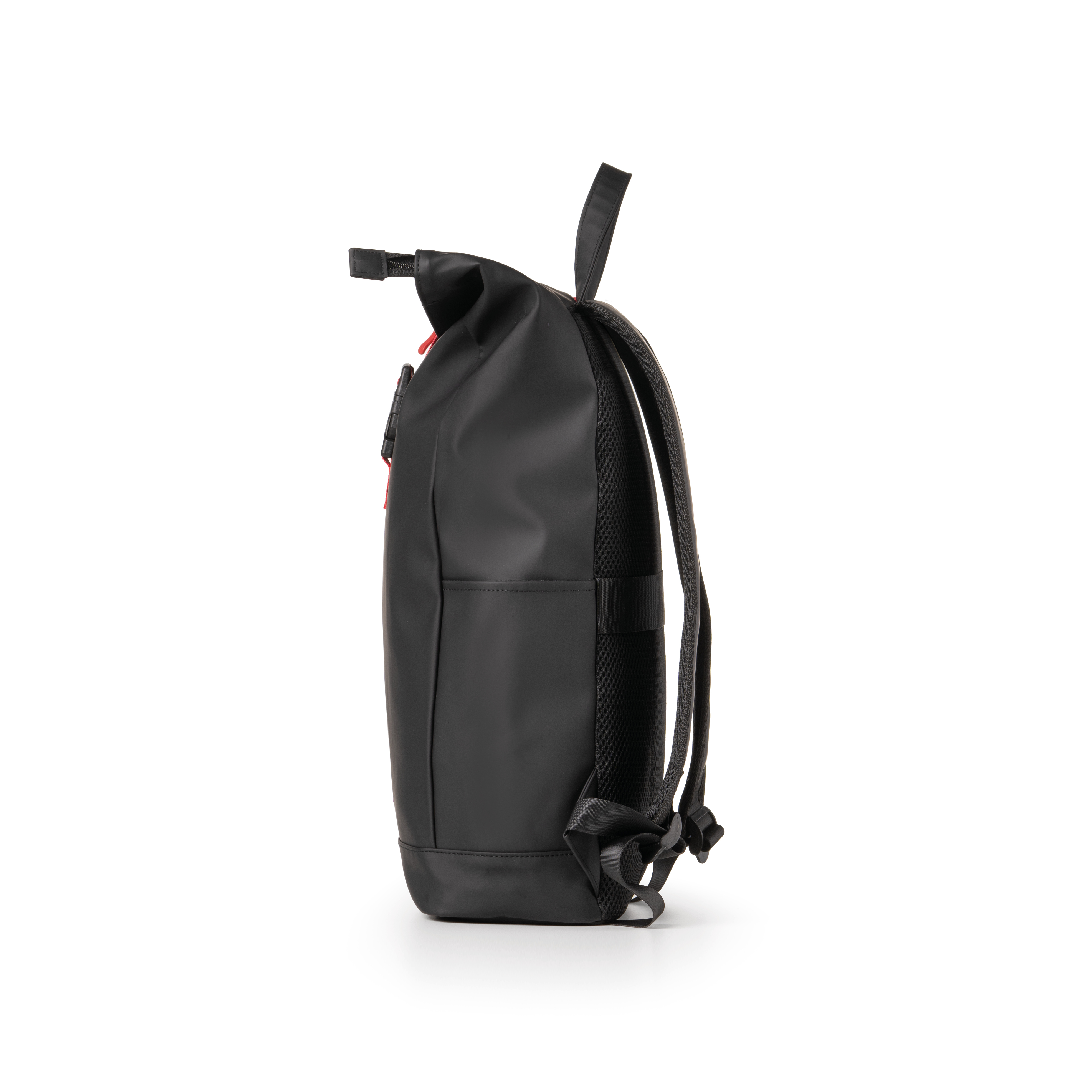 Rainproof Rubber Roll-Top Backpack – DROPinBLACK