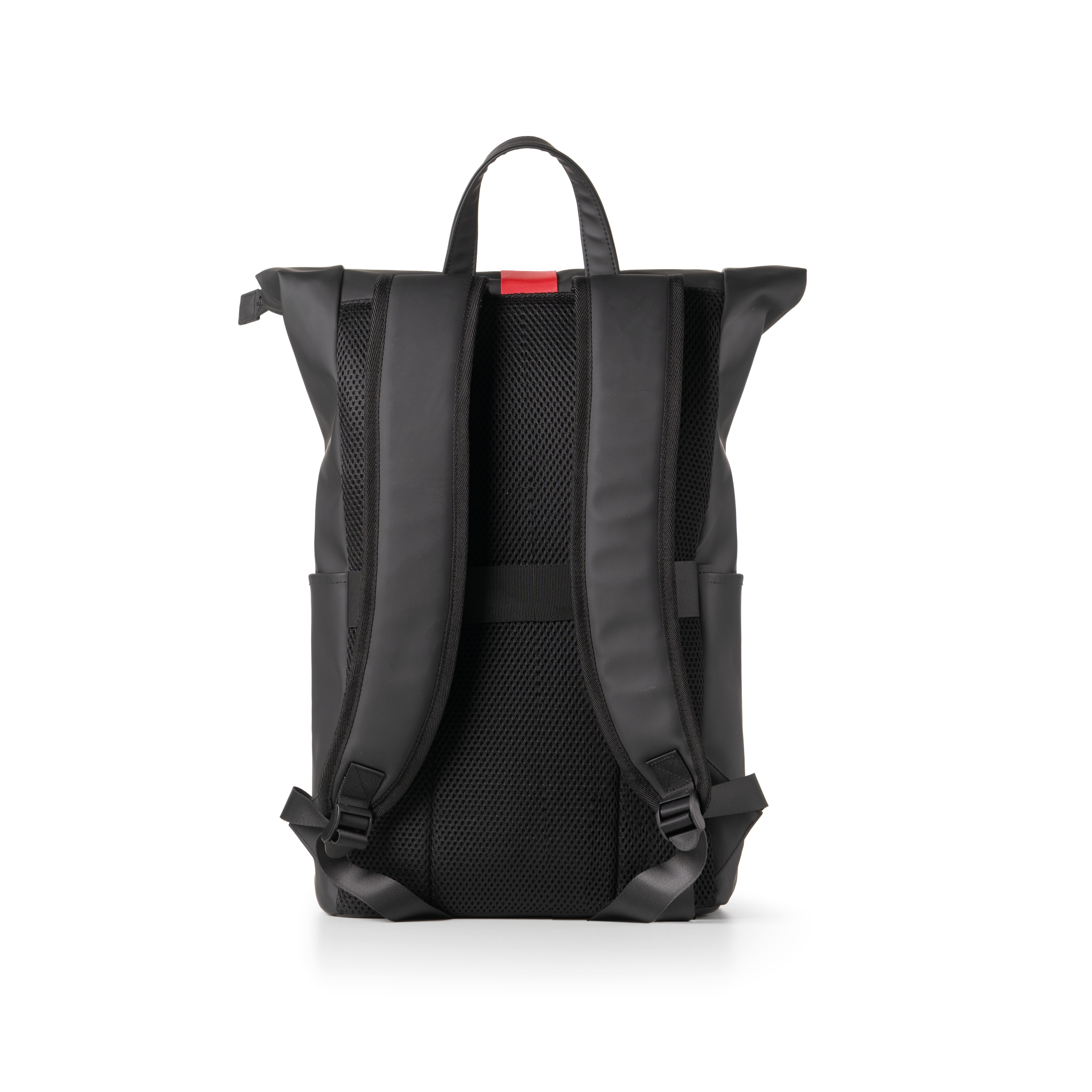 Rainproof Rubber Roll-Top Backpack – DROPinBLACK