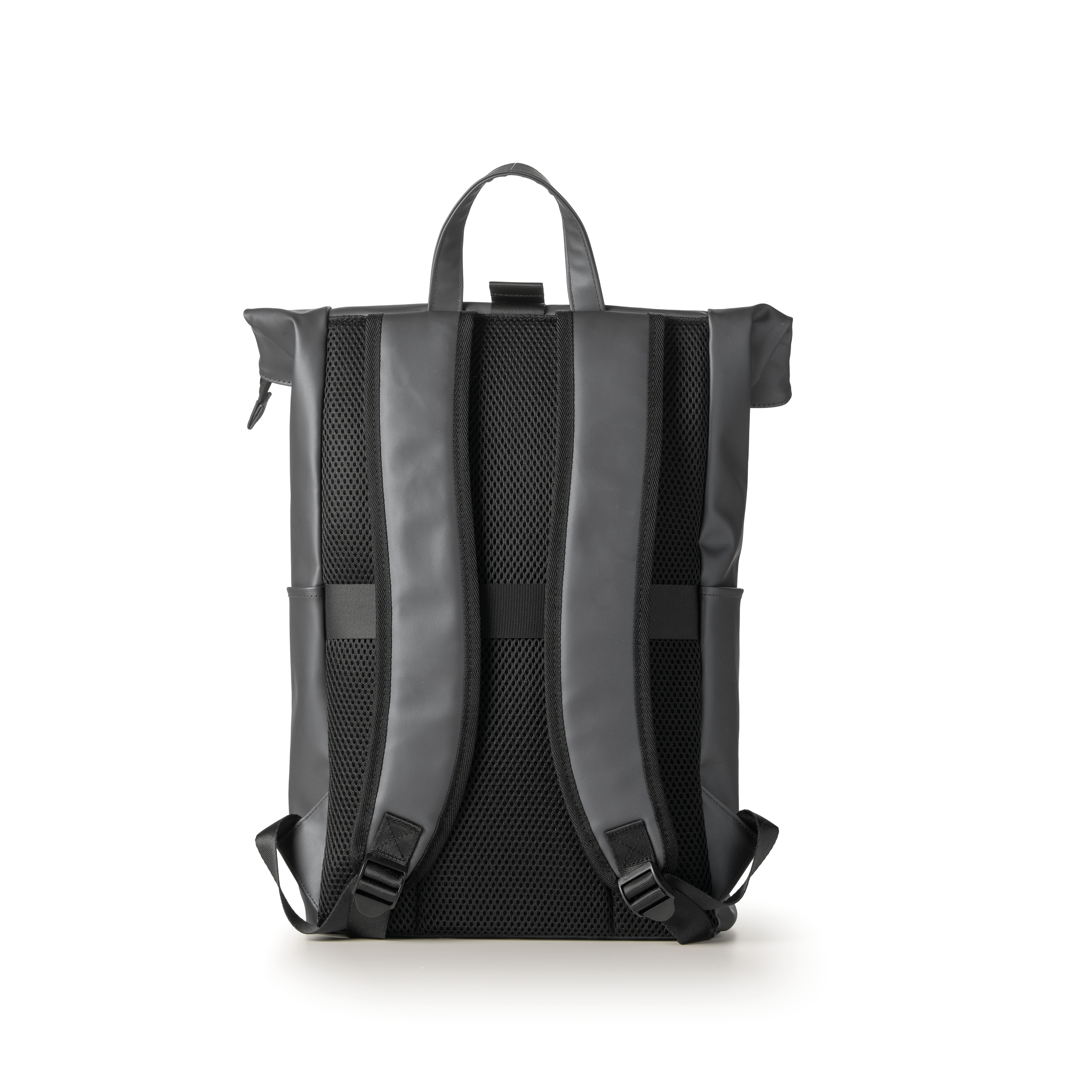 Zaino Roll-Top Drop Titanium in Gomma Antipioggia