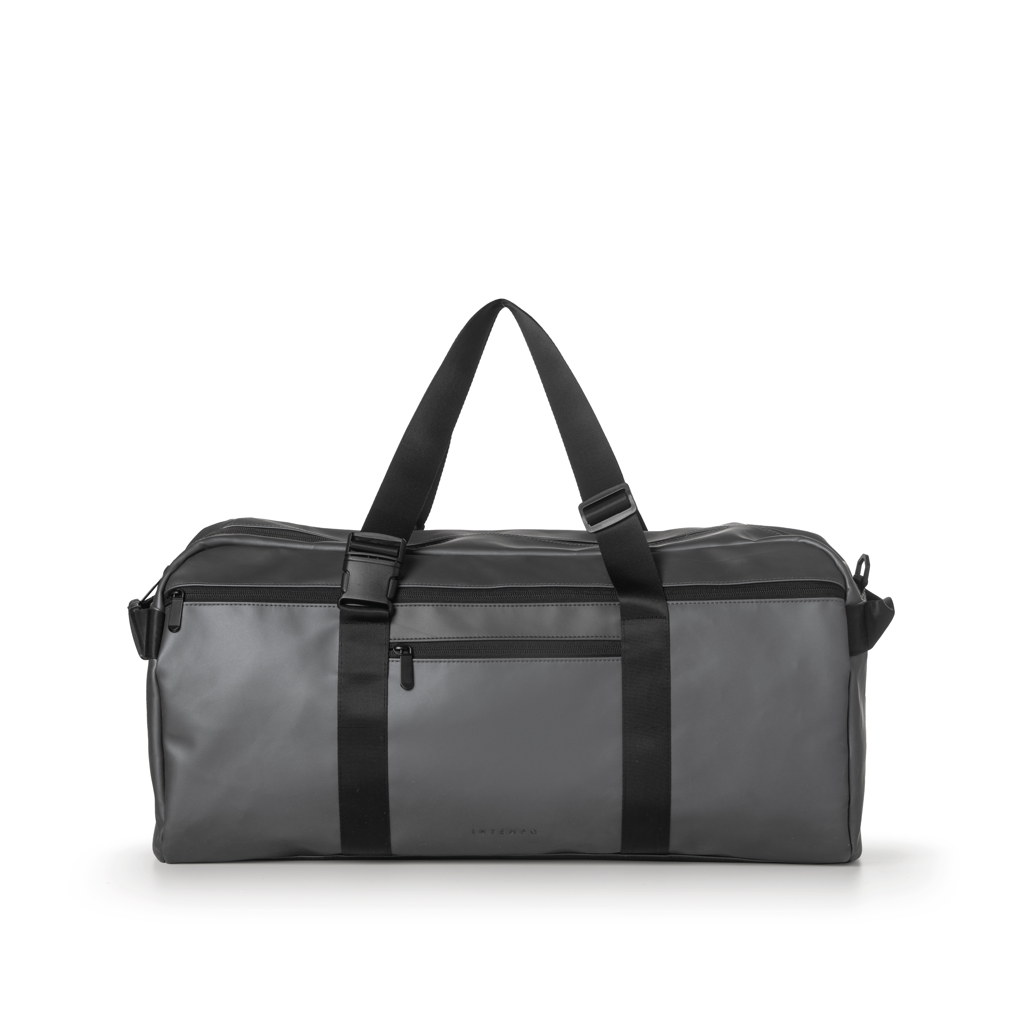Borsa Weekend Duffel Bag Zainabile Drop Titanium in Gomma Antipioggia