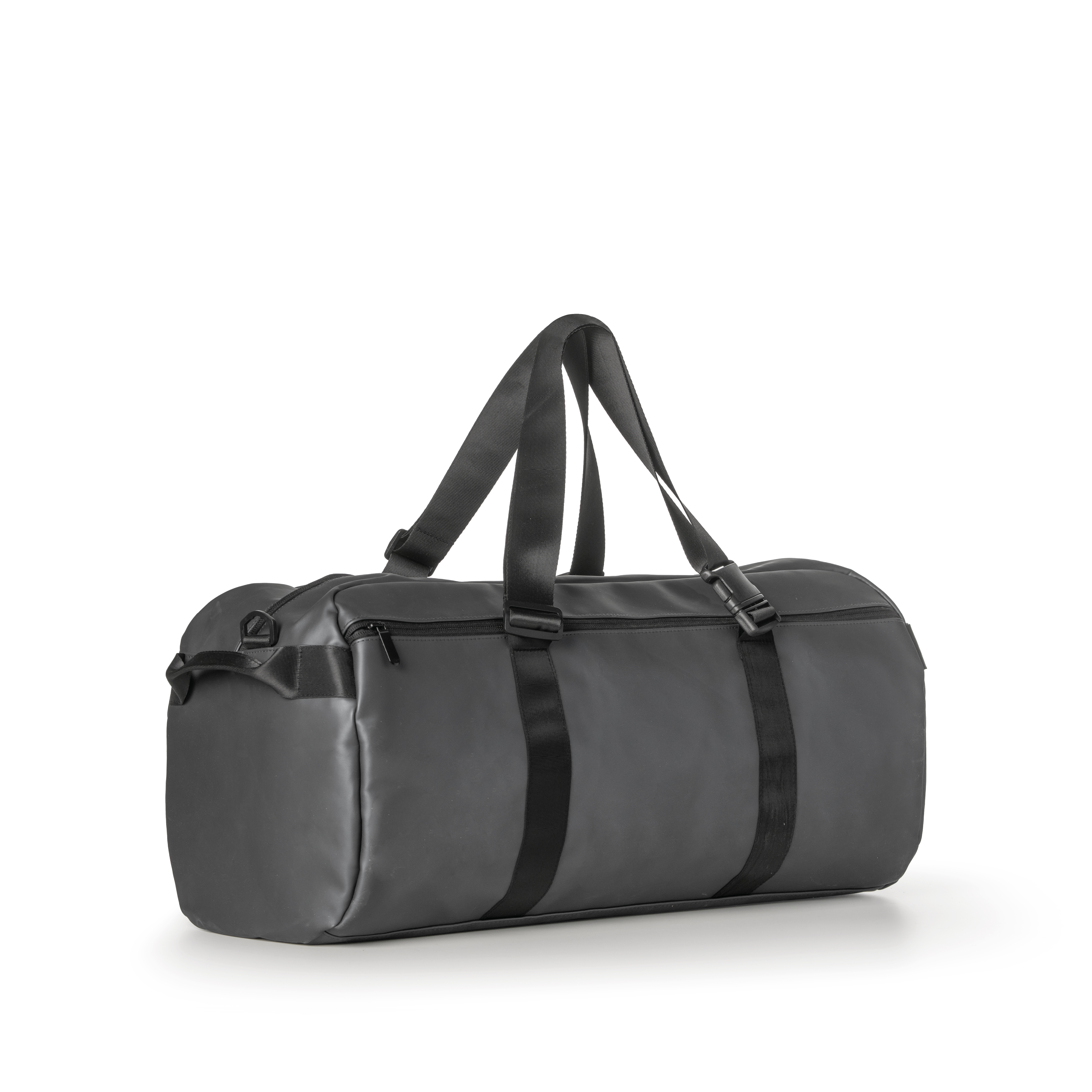 Borsa Weekend Duffel Bag Zainabile Drop Titanium in Gomma Antipioggia