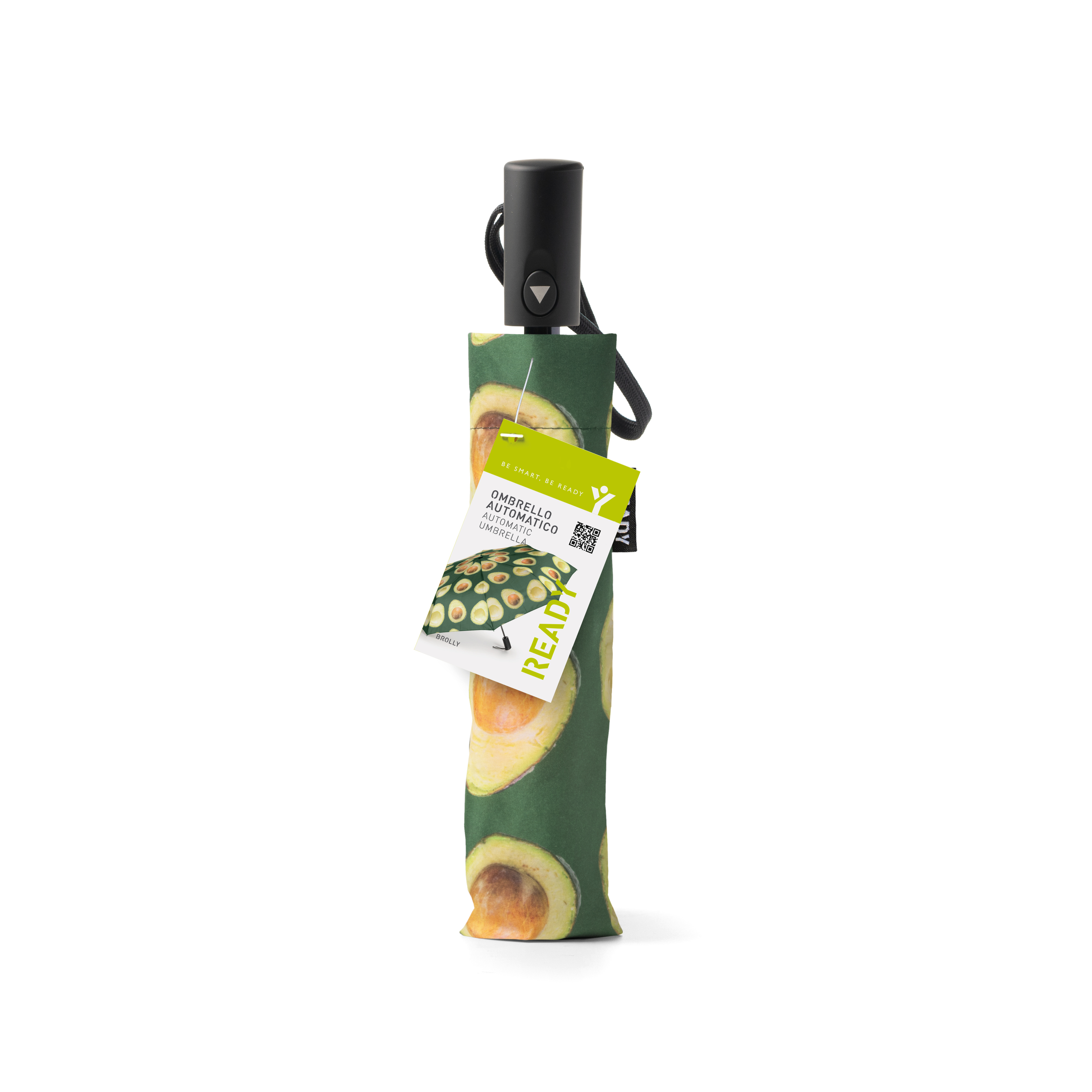 Ombrello Automatico Pieghevole Ready Fruggy - Avocado