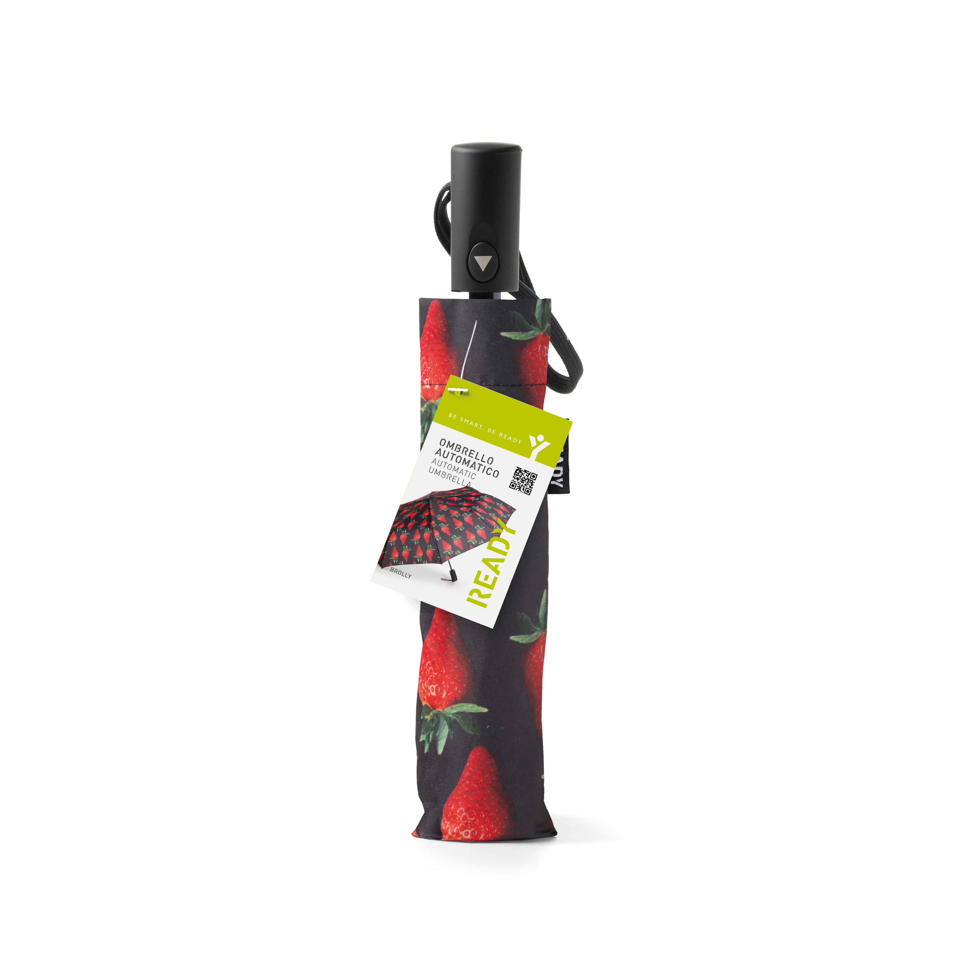 Ombrello Automatico Pieghevole Ready Fruggy - Fragola