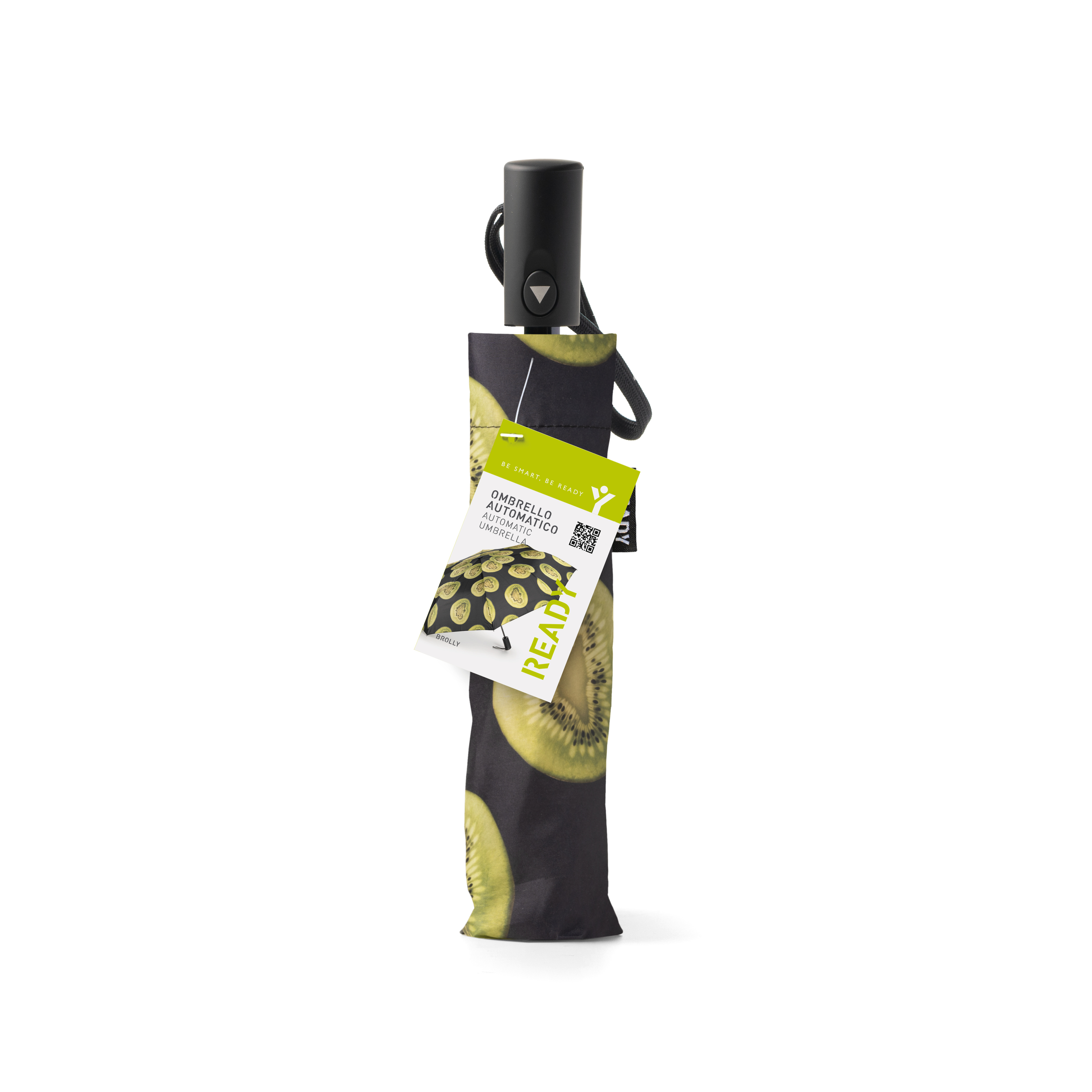 Ombrello Automatico Pieghevole Ready Fruggy - Kiwi
