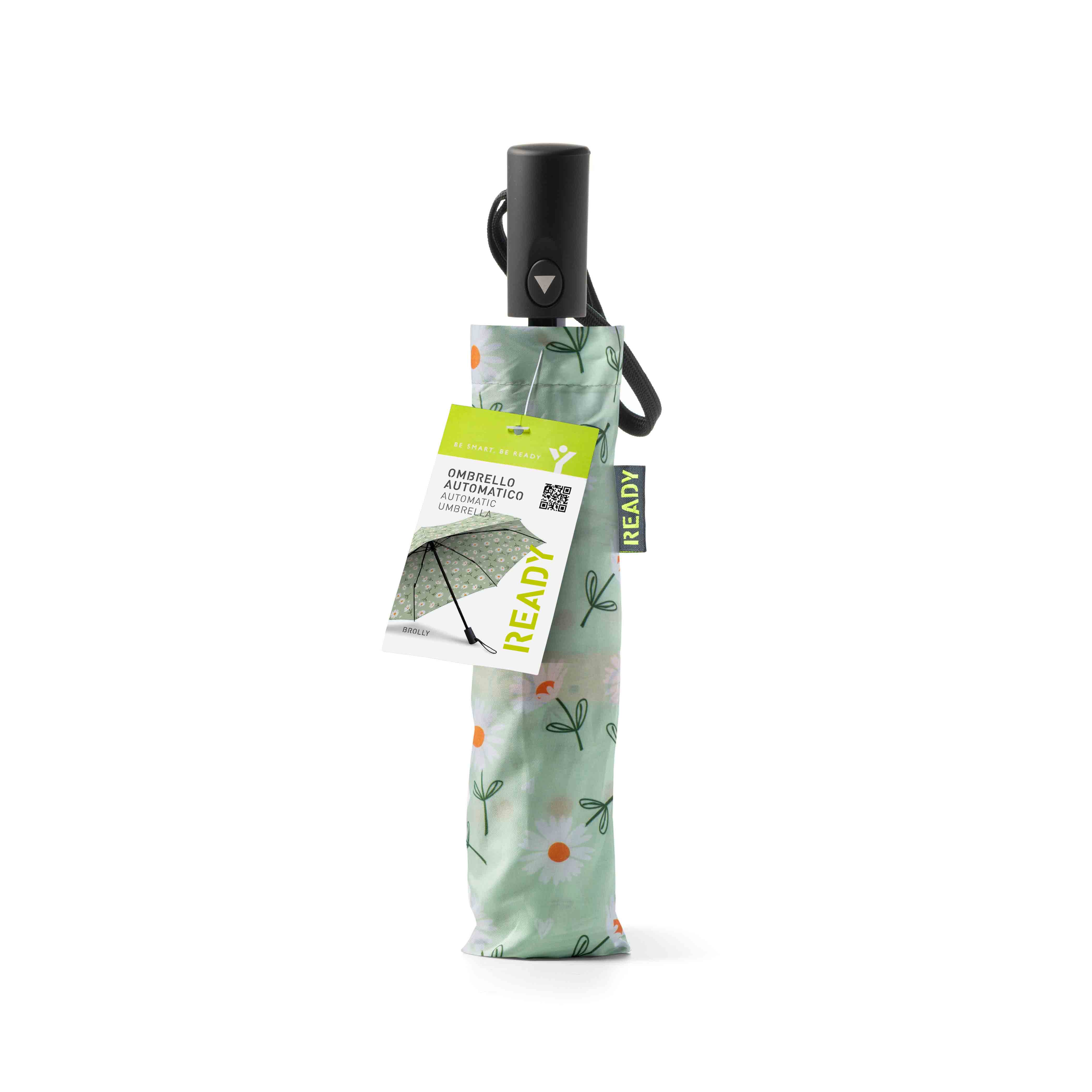 Ombrello Compatto Ready Pattern con Apertura Automatica
