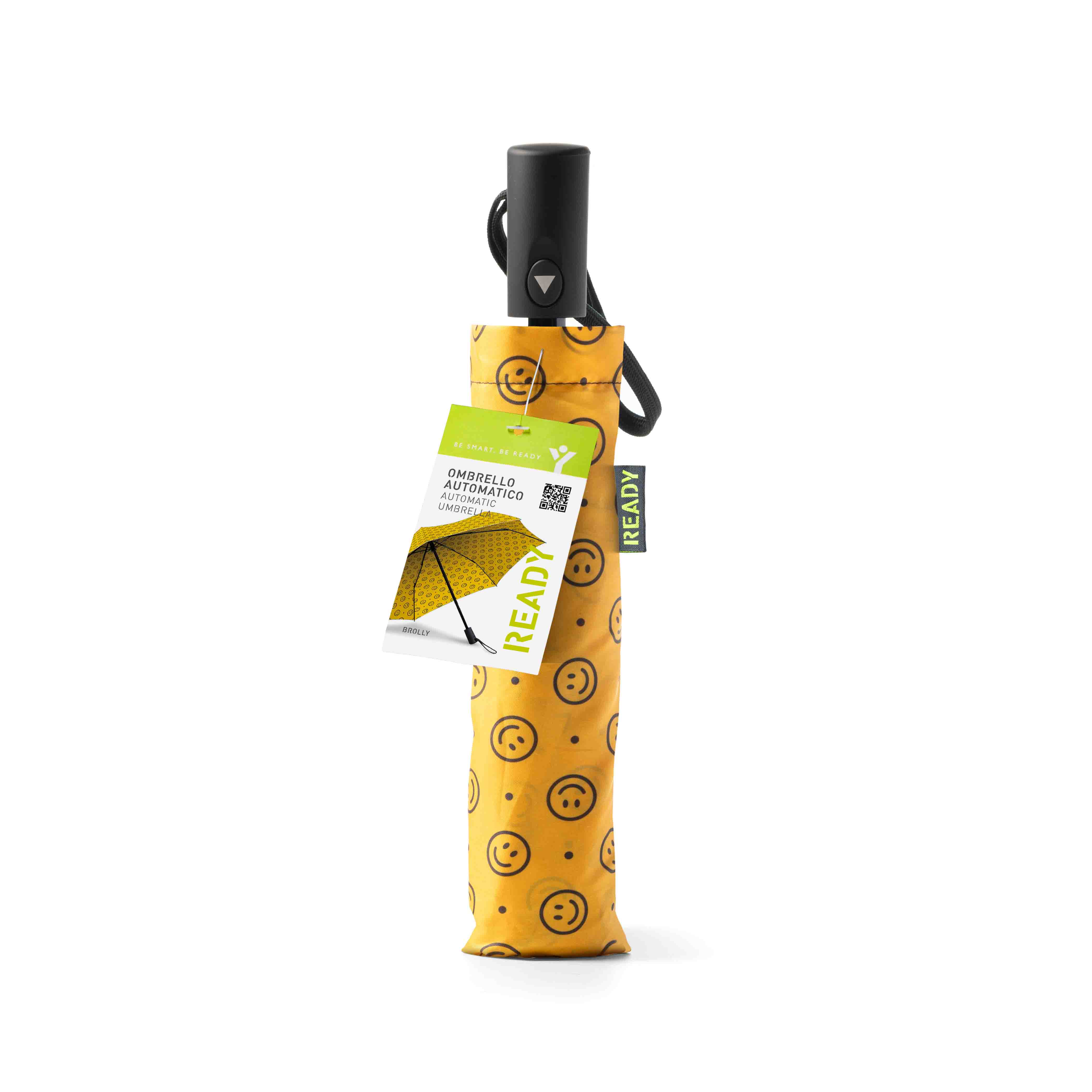 Ombrello Compatto Ready Pattern con Apertura Automatica