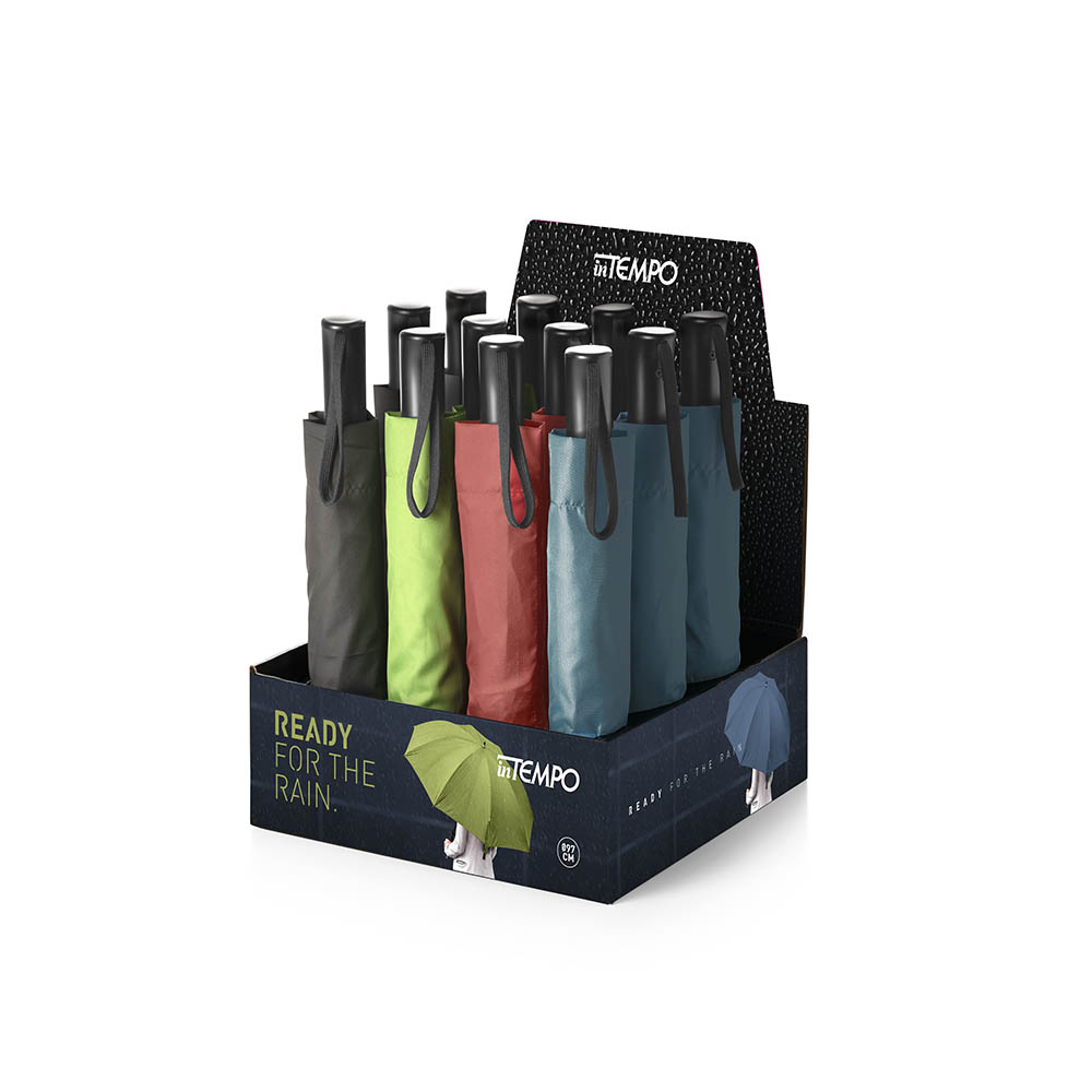 Ombrello Compatto Ready BASIC con Apertura Automatica