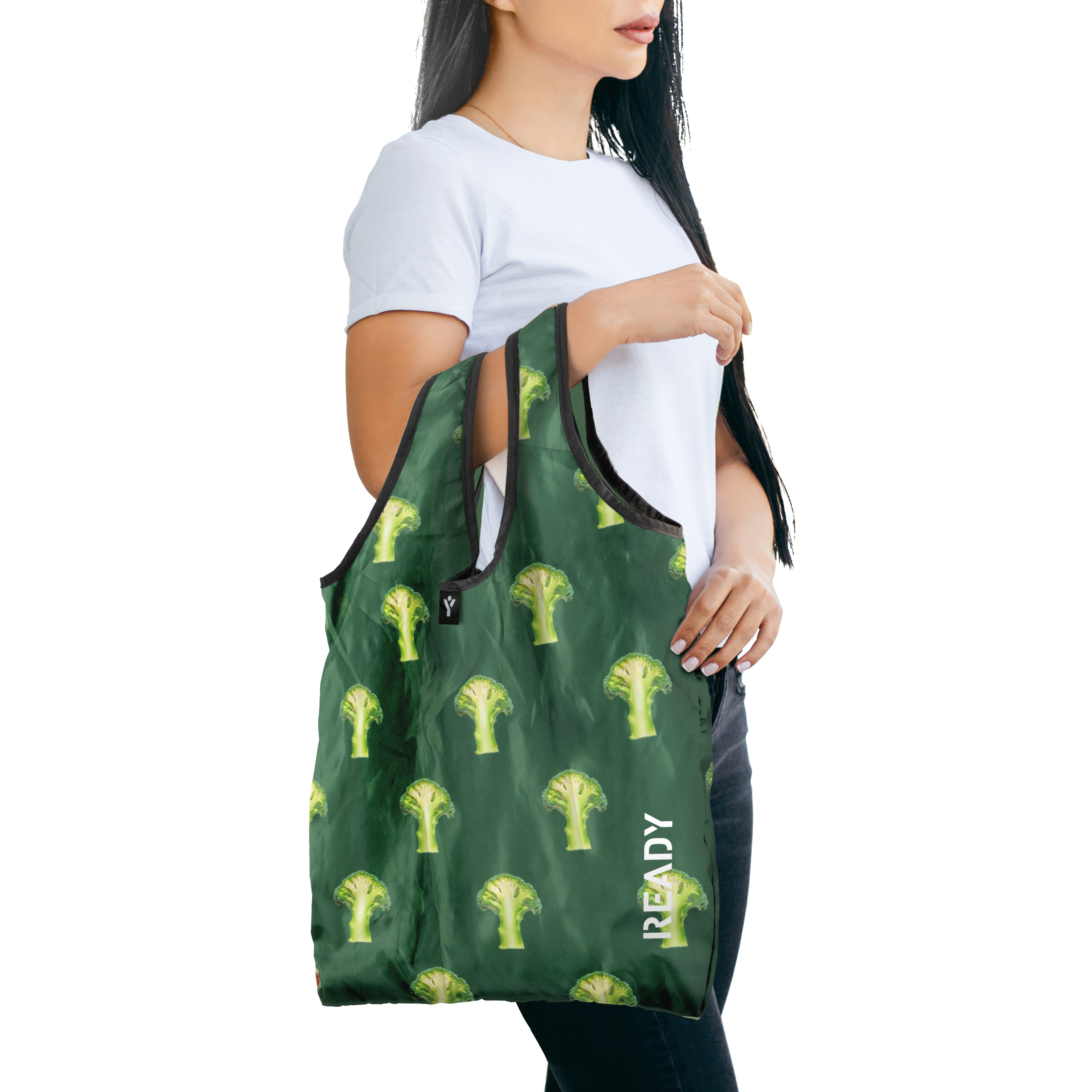 Shopper Ripiegabile Ready Fruggy - Broccolo
