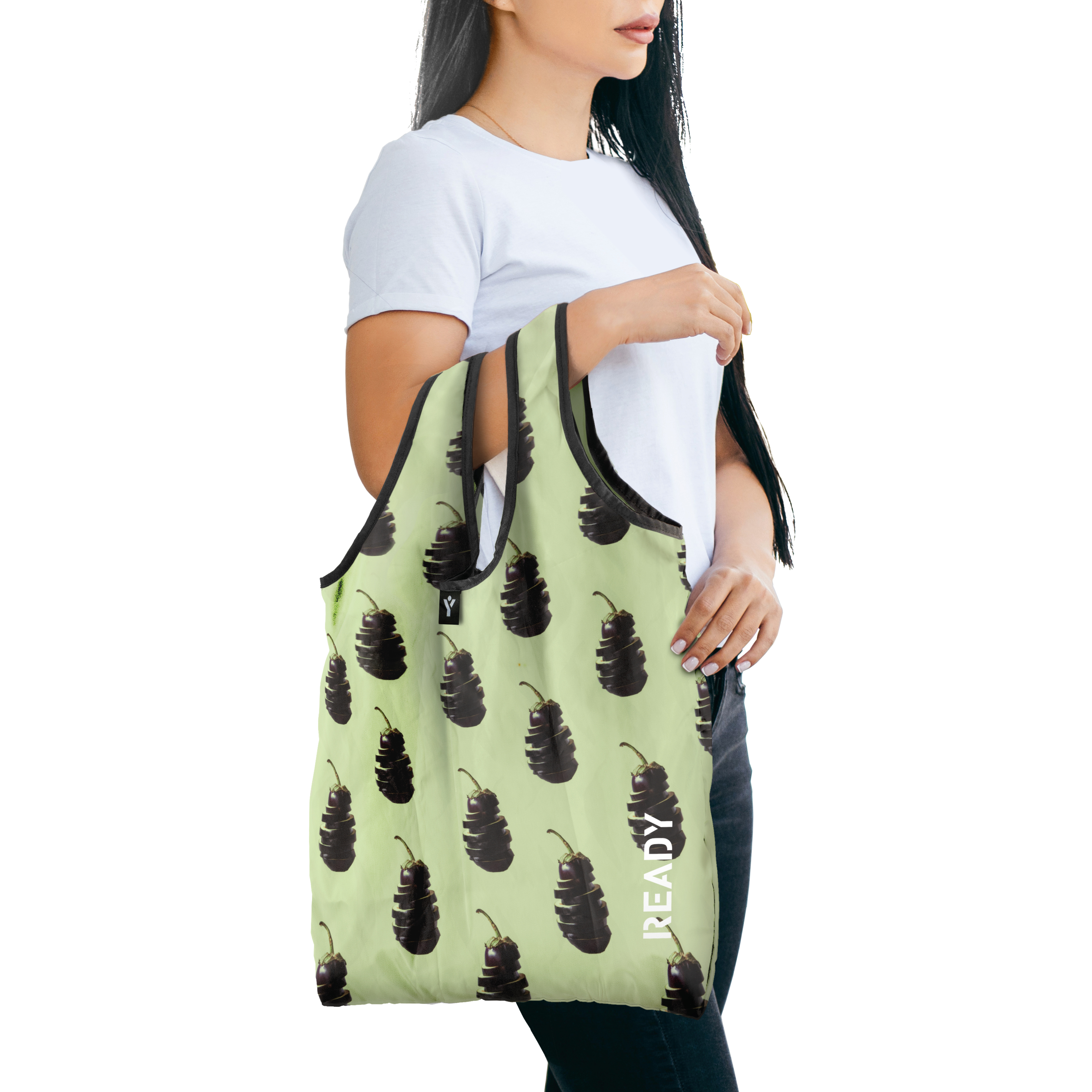 Shopper Ripiegabile Ready Fruggy - Melanzana