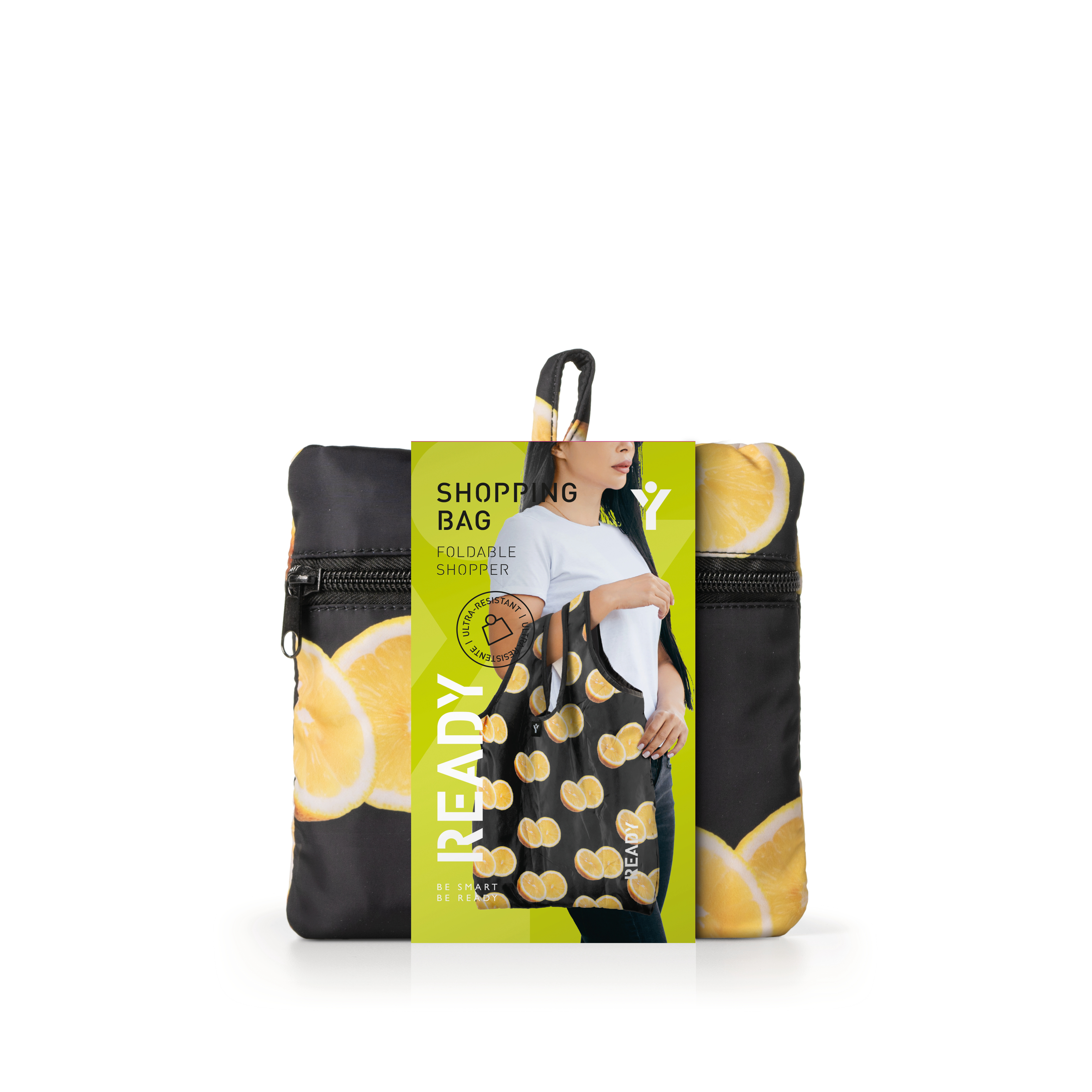 Shopper Ripiegabile Ready Fruggy - Limone
