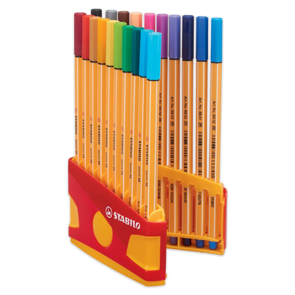 penna-pennarello punta fineliner STABILO