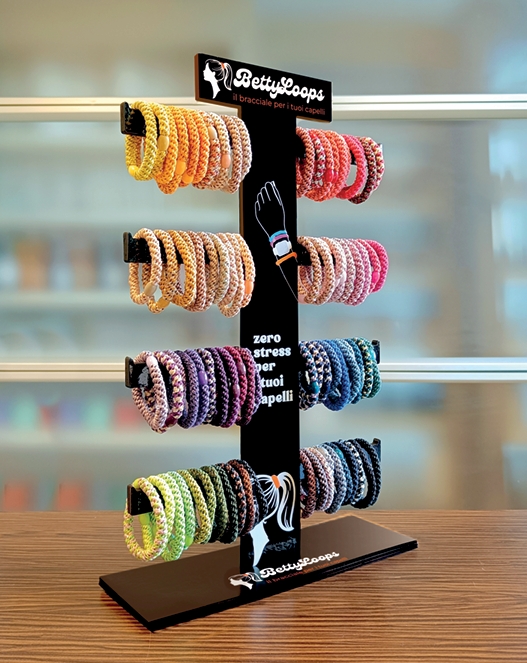 Espositore Autumn 80 Bracciali Per Capelli Bettyloops Colori Autunno