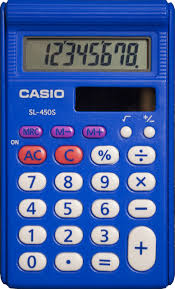 calcolatrice tascabile CASIO