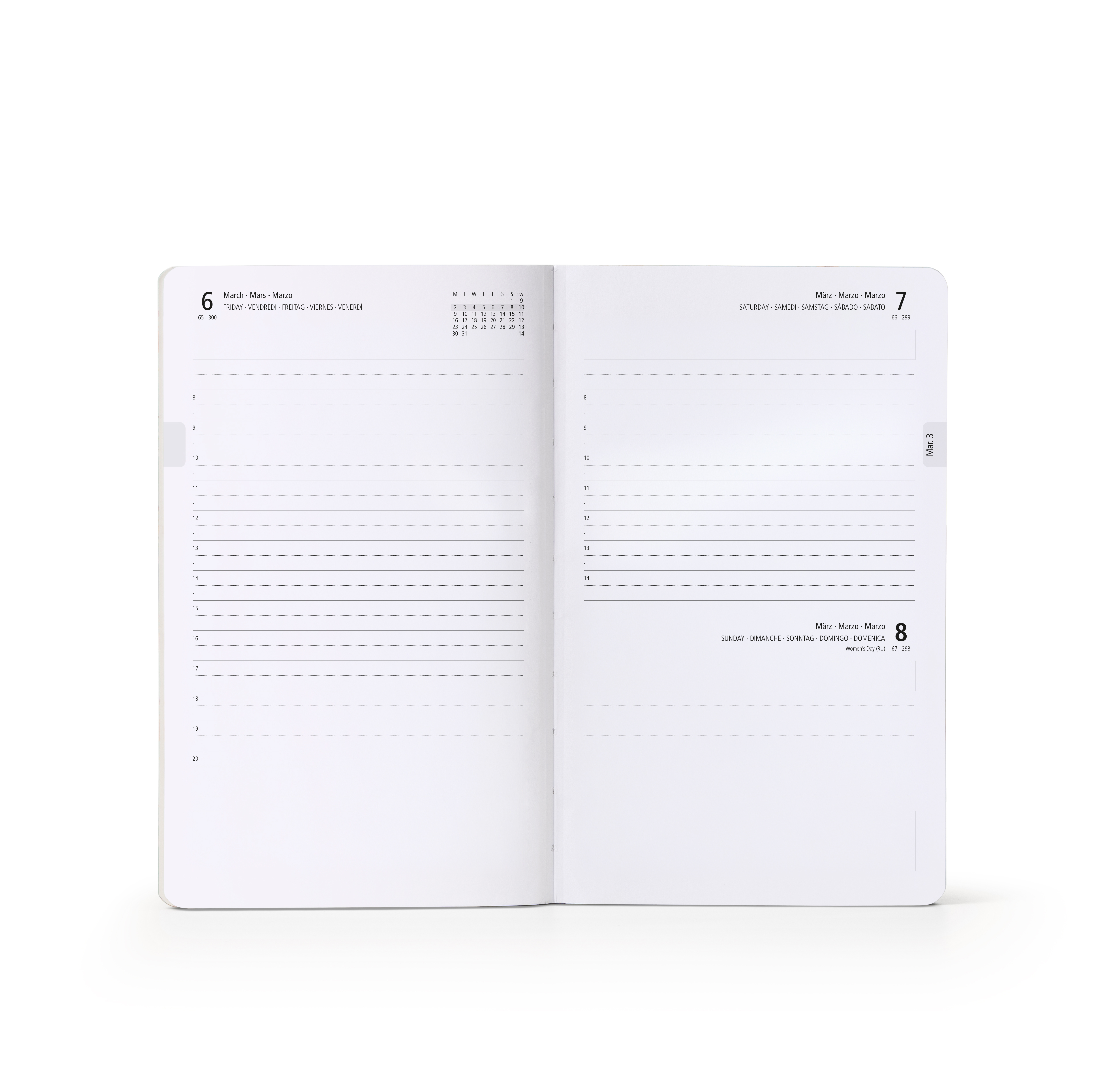 Agenda Giornaliera 13x21 Softnote Glam