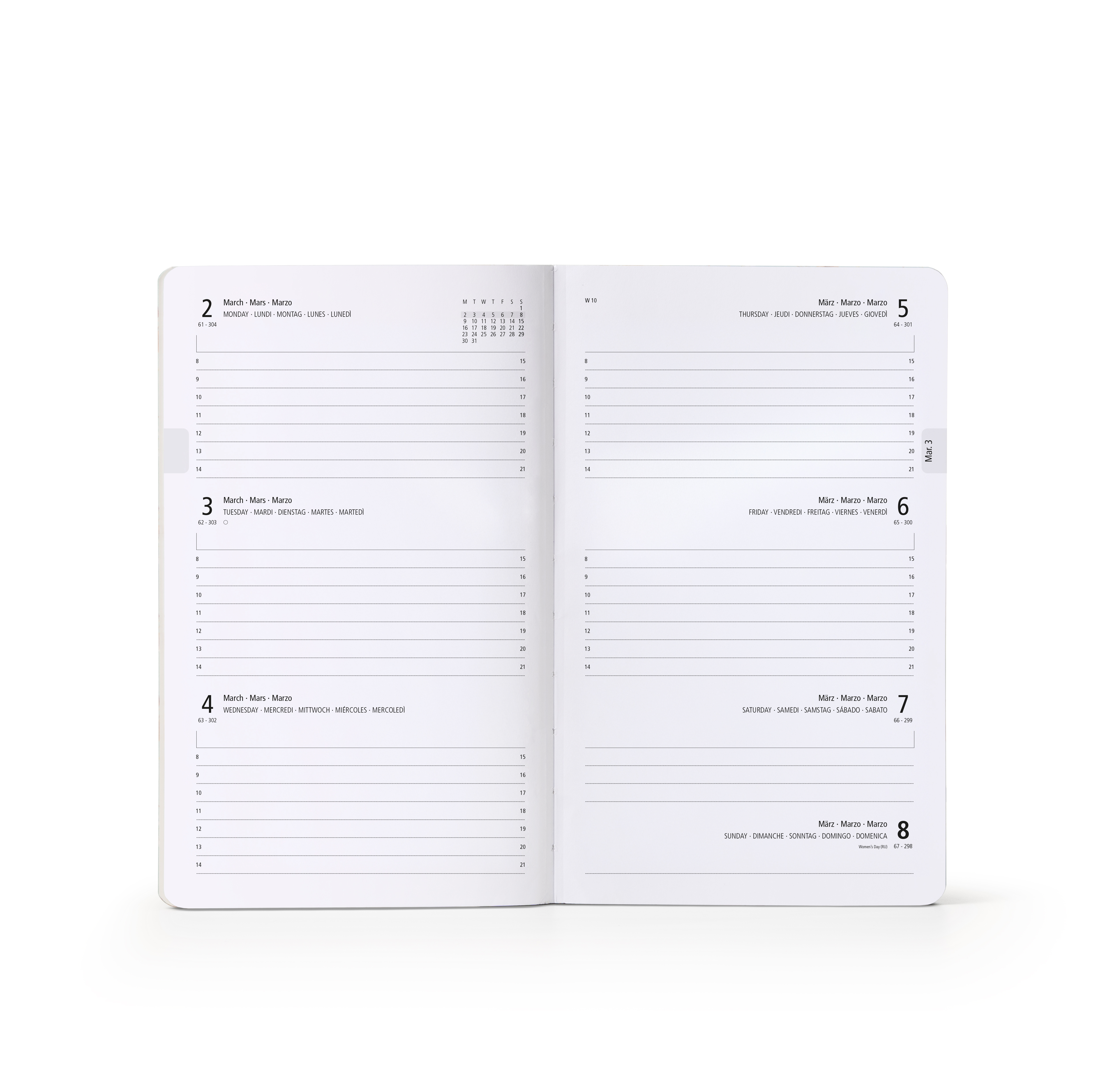Agenda Settimanale 13x21 Softnote Frame