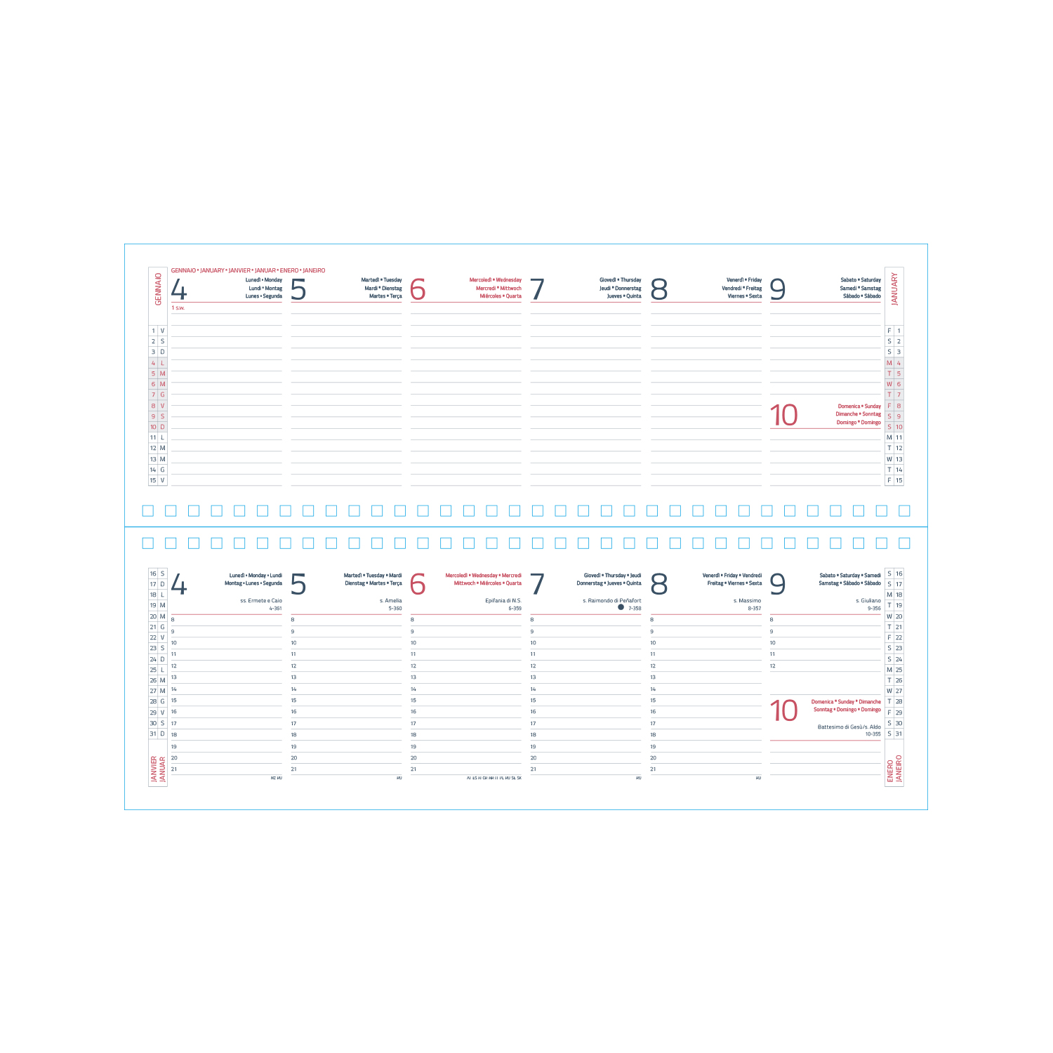 Planning Settimanale 30X10 Alfa