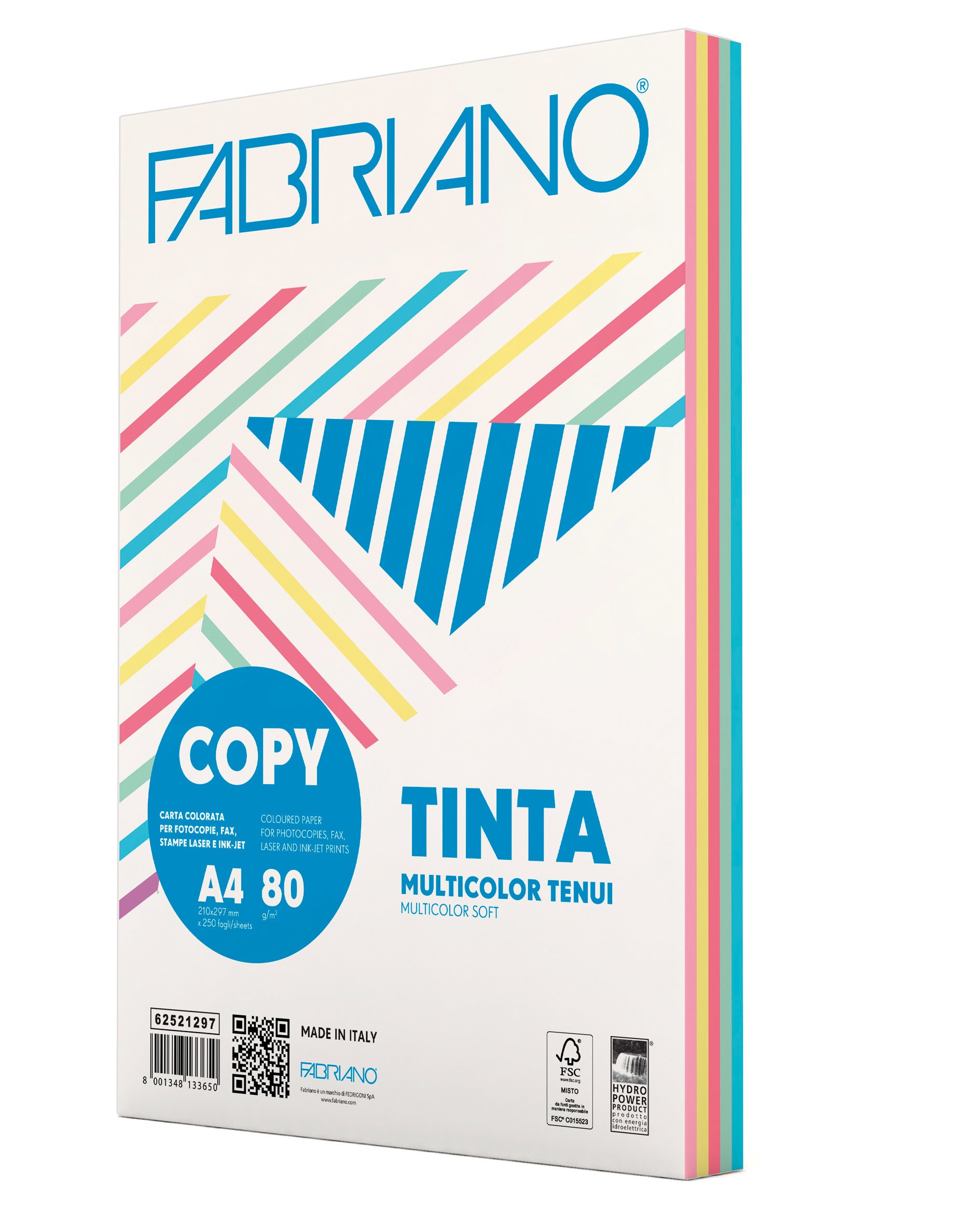 risme carta colorata FABRIANO