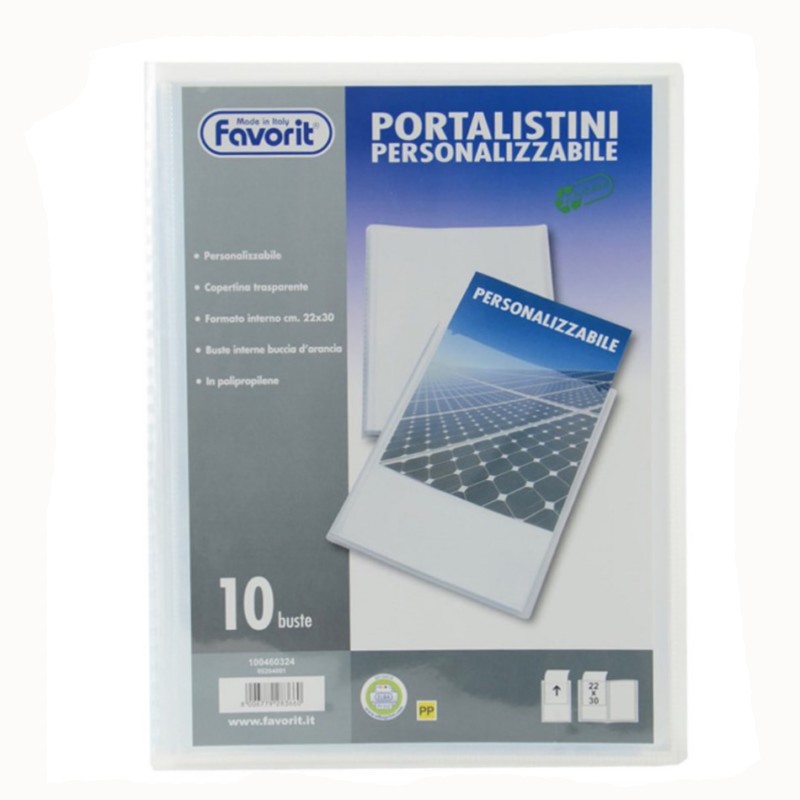 portalistino personalizzabile FAVORIT