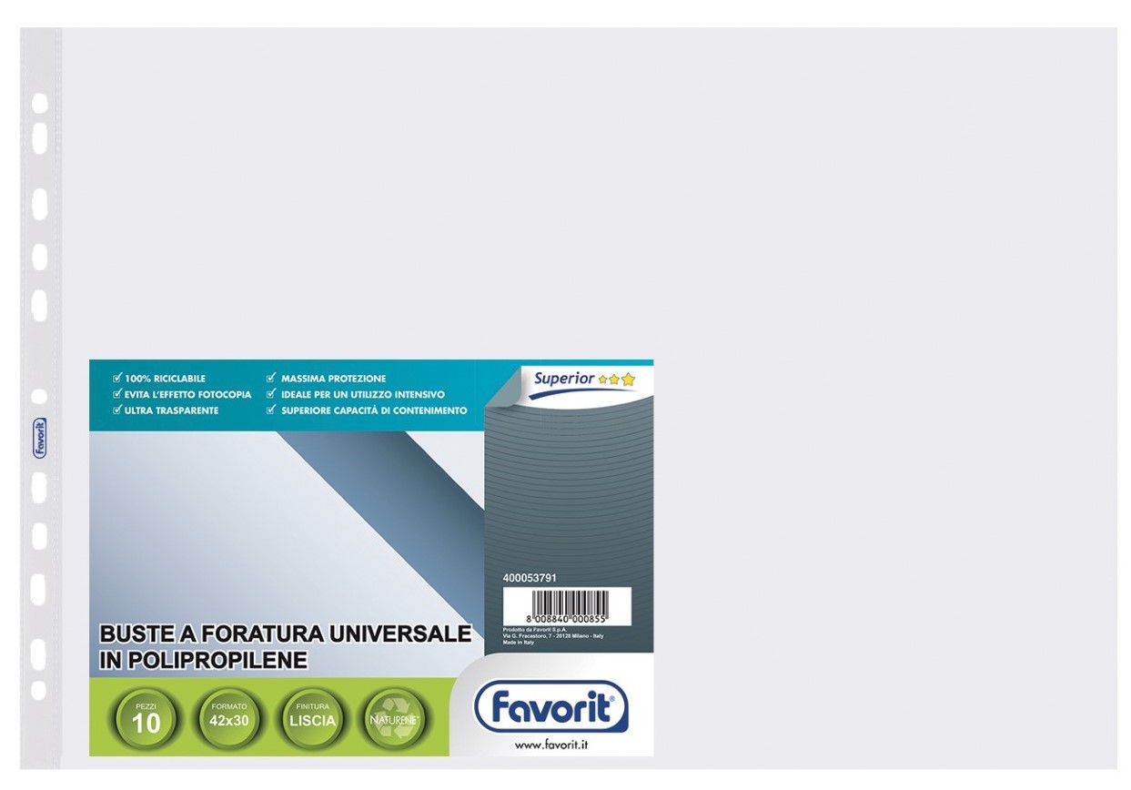 busta foratura universale FAVORIT