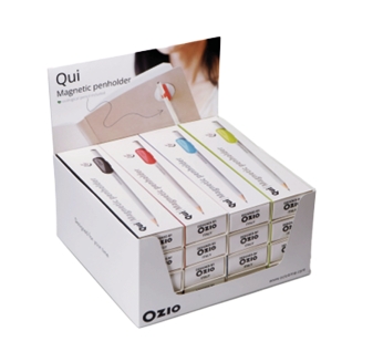 Kit 16 Portapenna Magnetici Qui Oziotime Con Matita In Expo Colori Assortiti