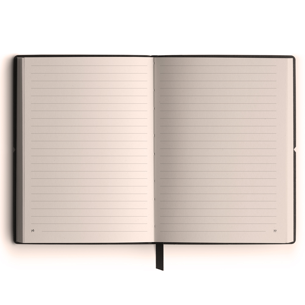 Lined Notebook with Numbered Pages - Ciak Classic